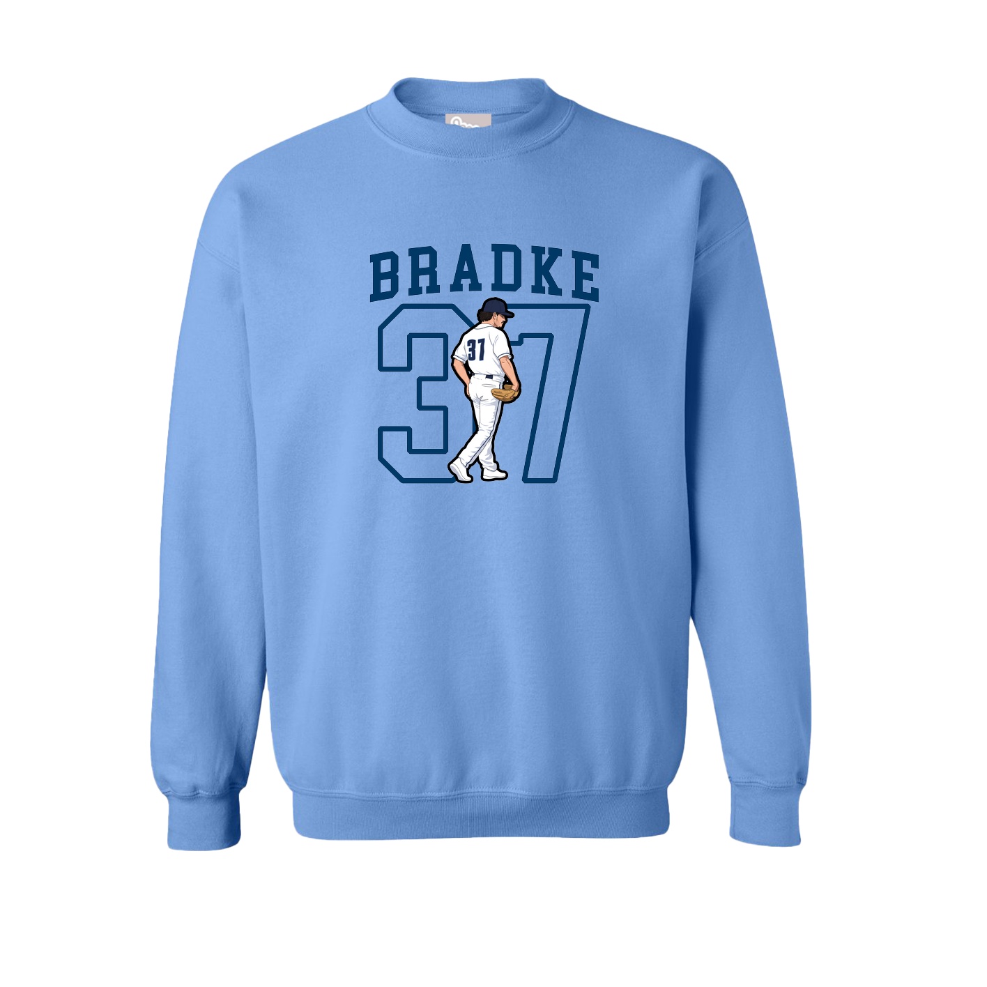 Fleece Crew — Shirsey in Powder Blue