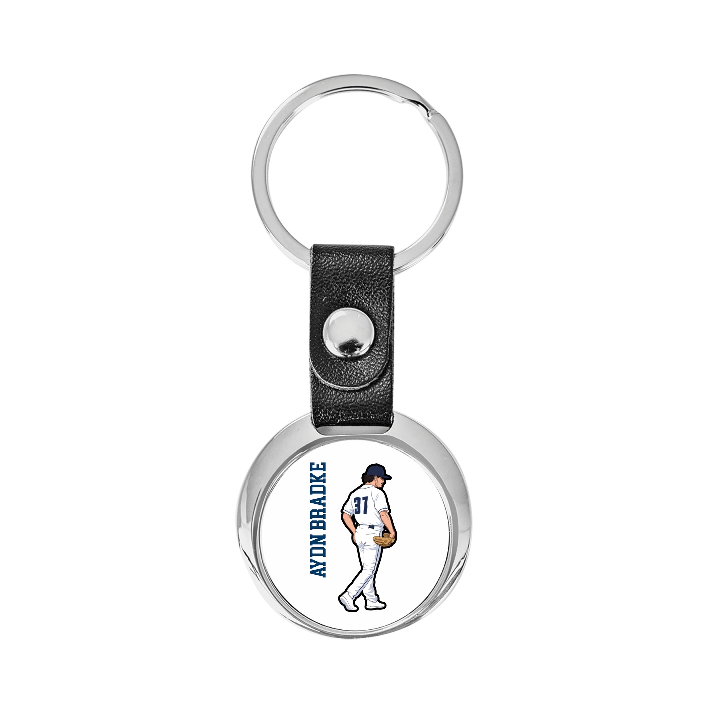 Key Chain — Name Vertical in Classic