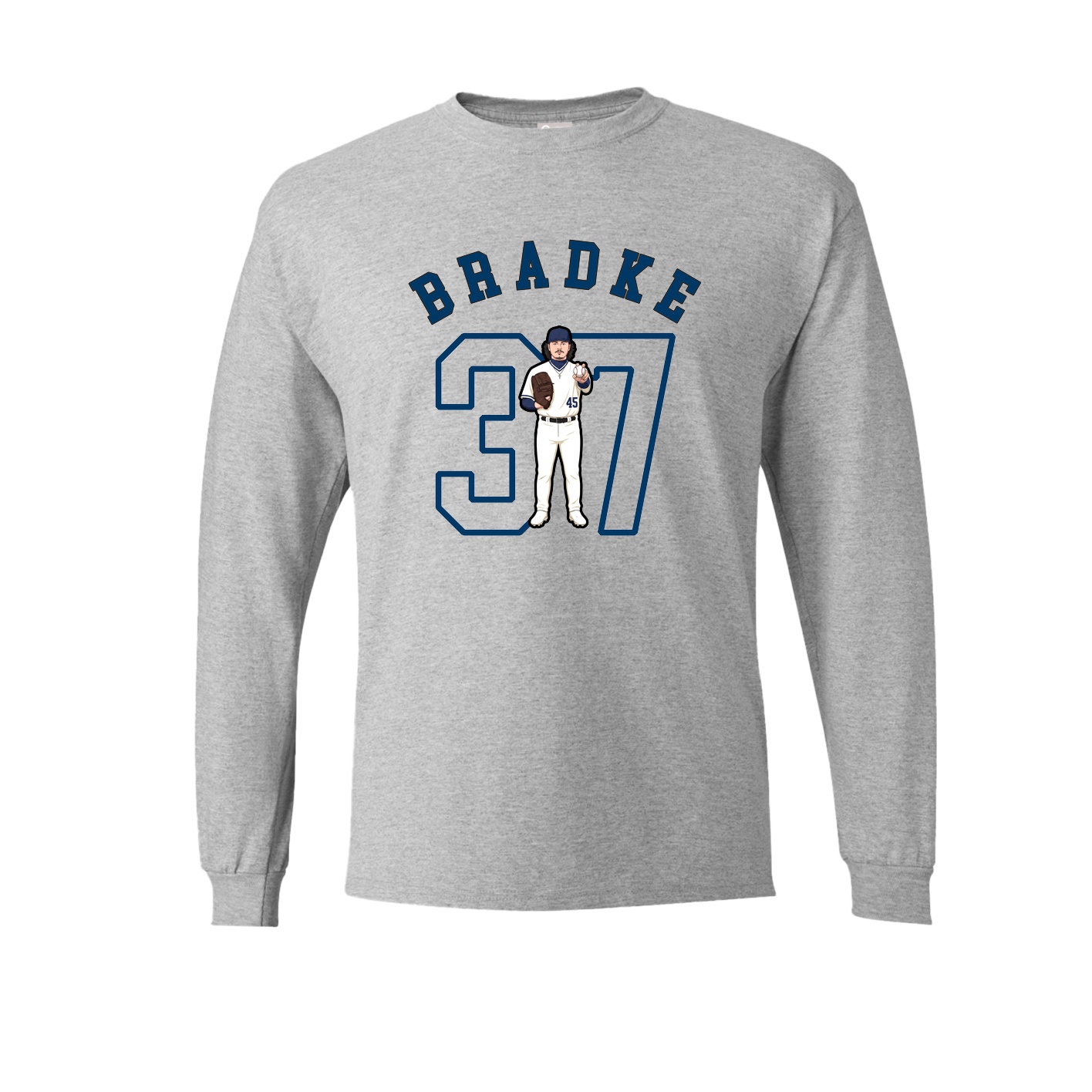 Long Sleeve Tee — Shirsey Arch in Grey