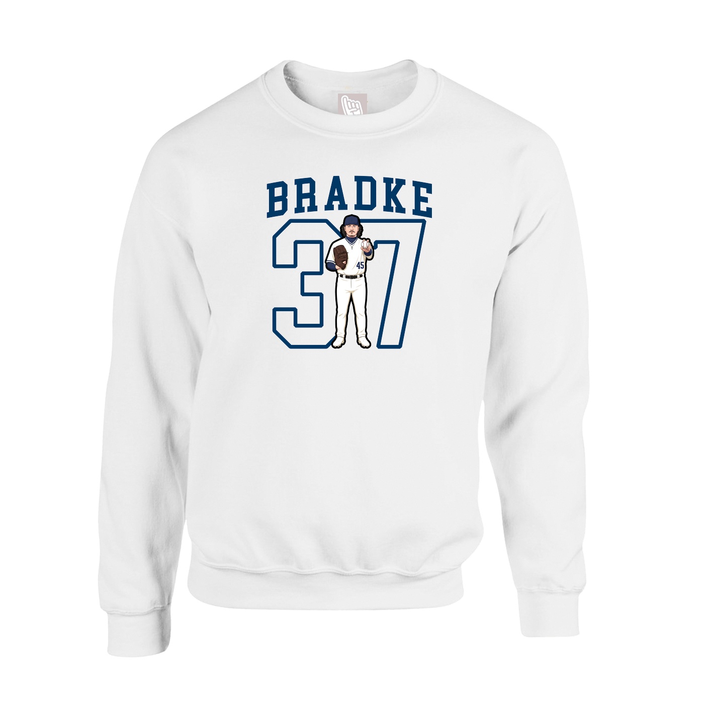 Fleece Crew — Shirsey in White