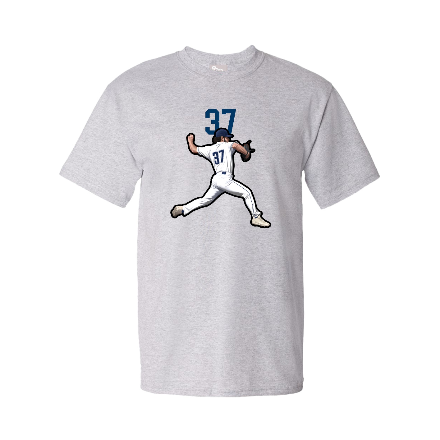 Tee — Number Top in Grey