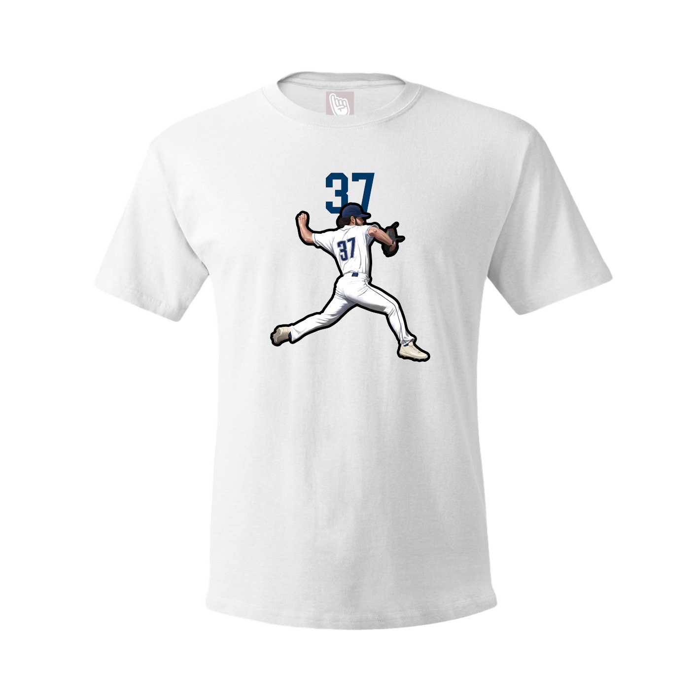Tee — Number Top in White