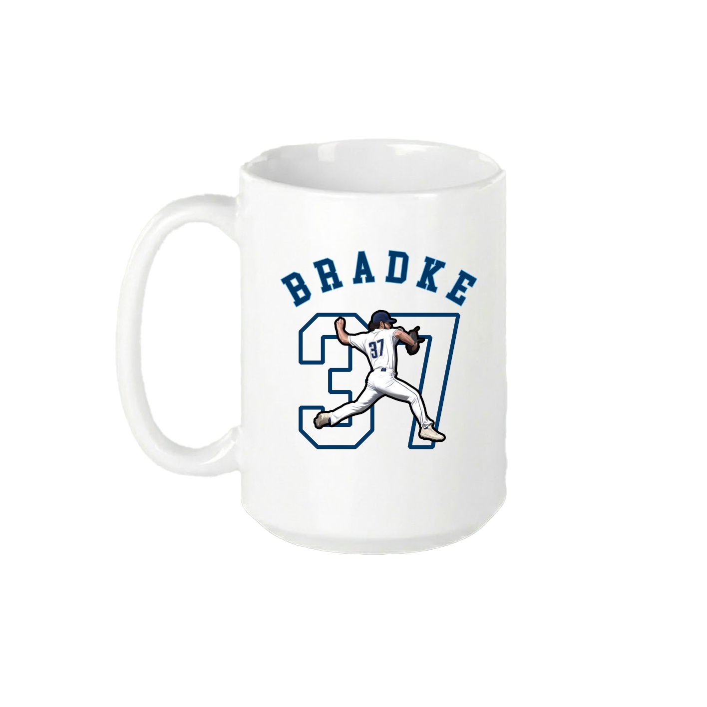 15oz Coffee Mug — Shirsey Arch in White
