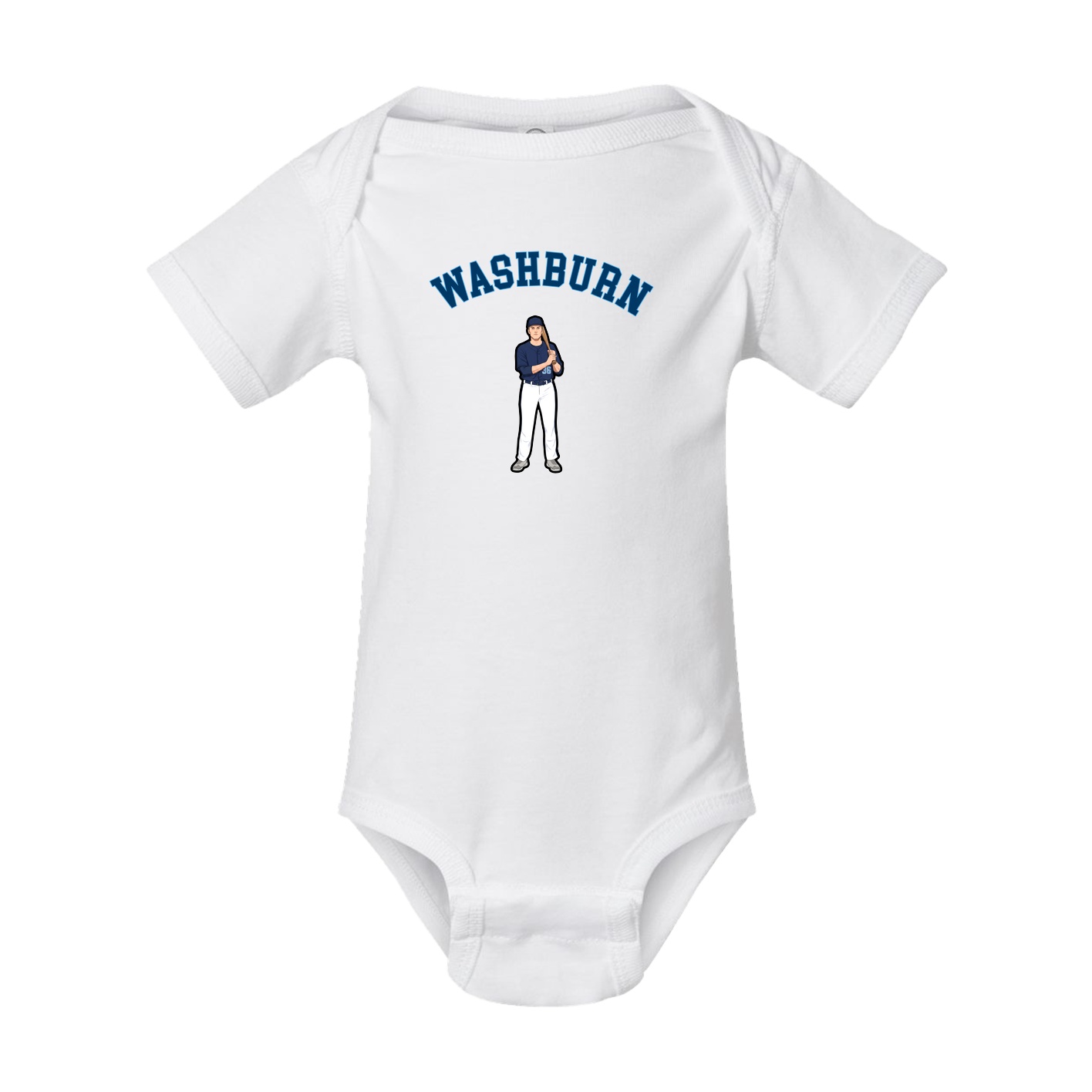 Baby Onesie — Shirsey Arch in White