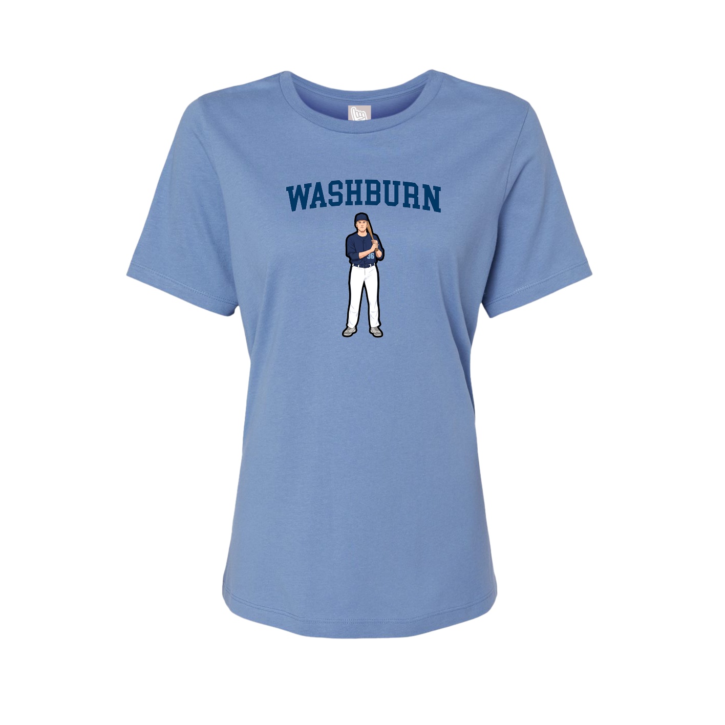 Womens Tee — Shirsey in Powder Blue