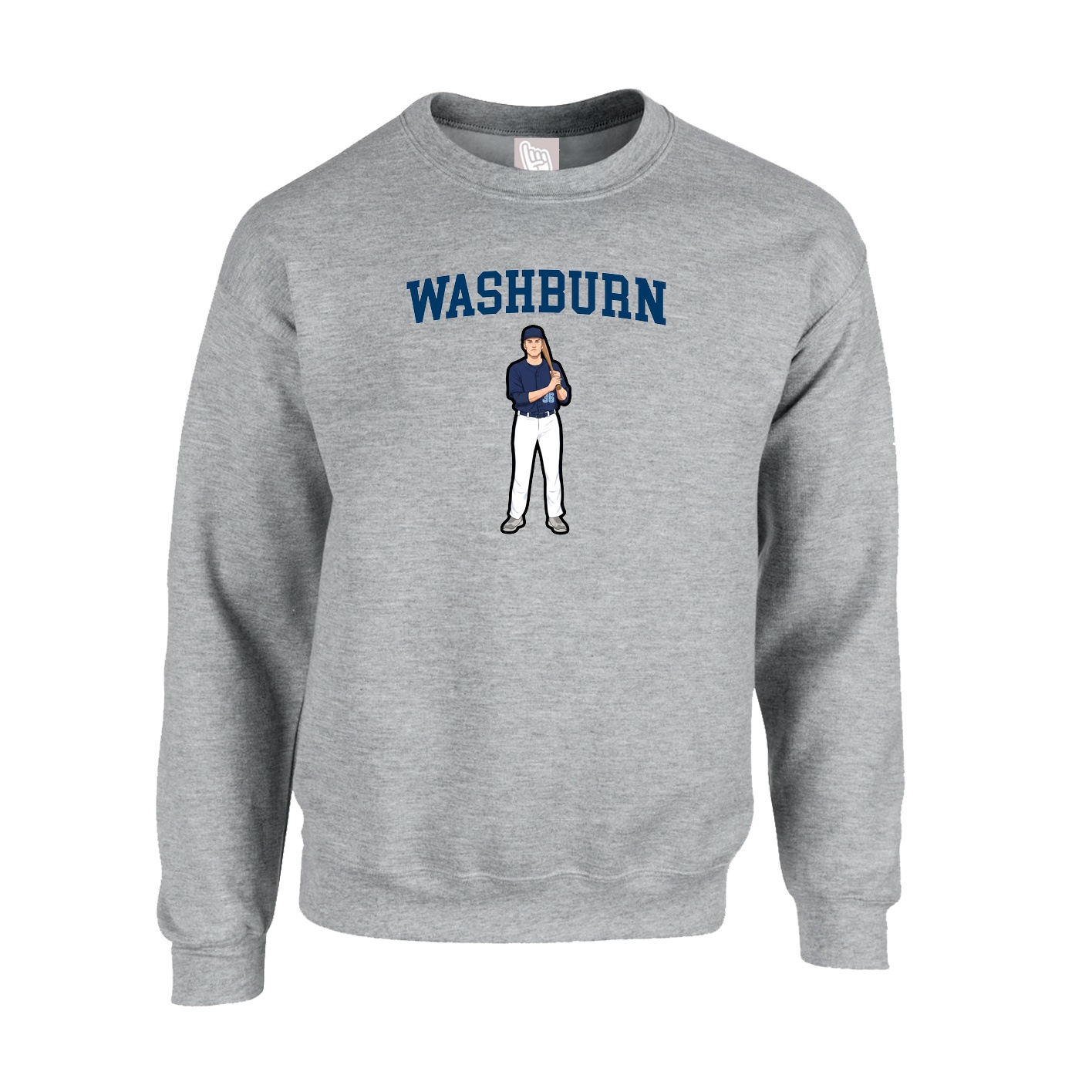 Fleece Crew — Shirsey in Grey