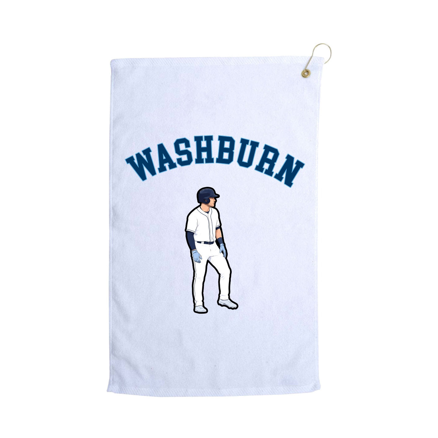 Golf Towel — Shirsey Arch in White