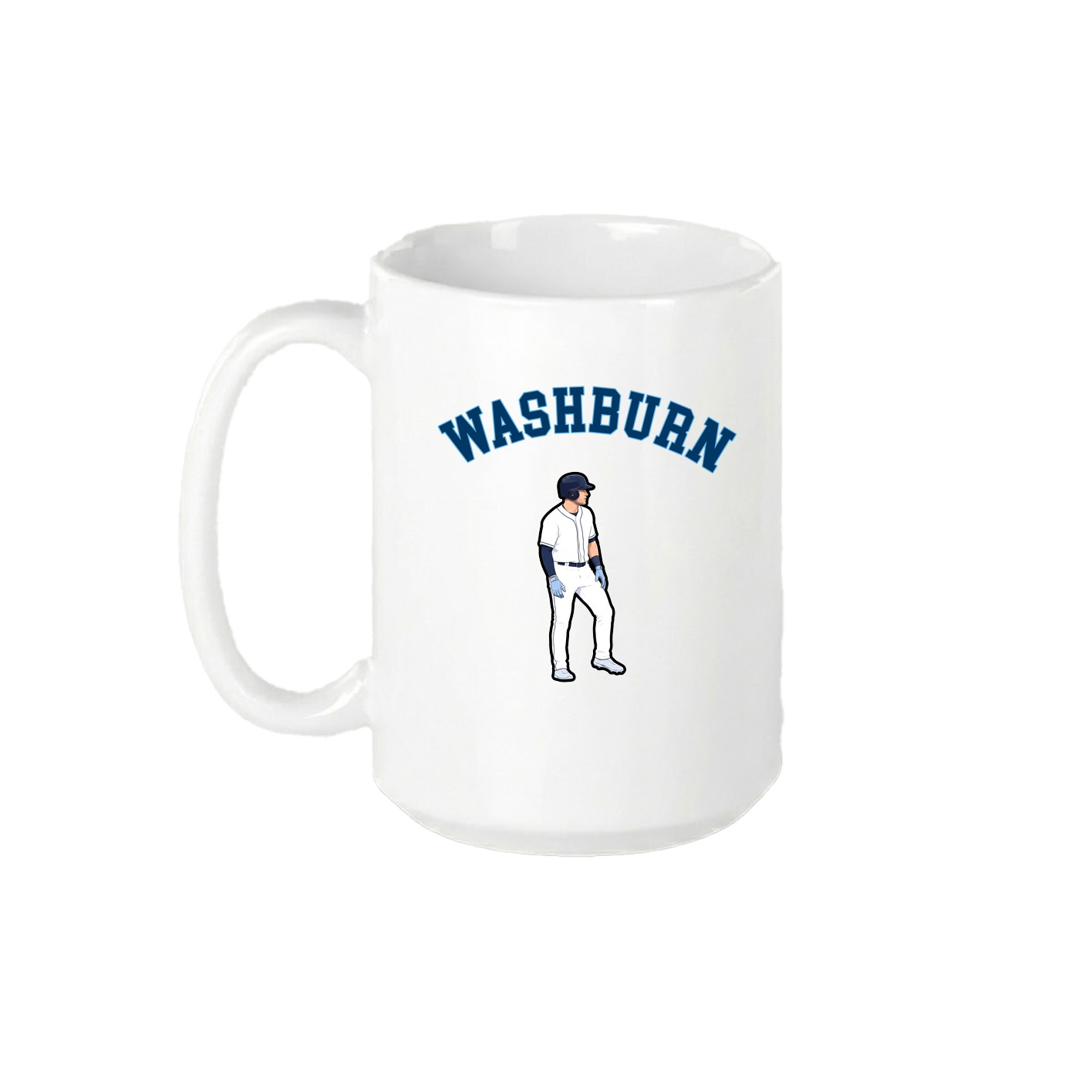 15oz Coffee Mug — Shirsey Arch in White