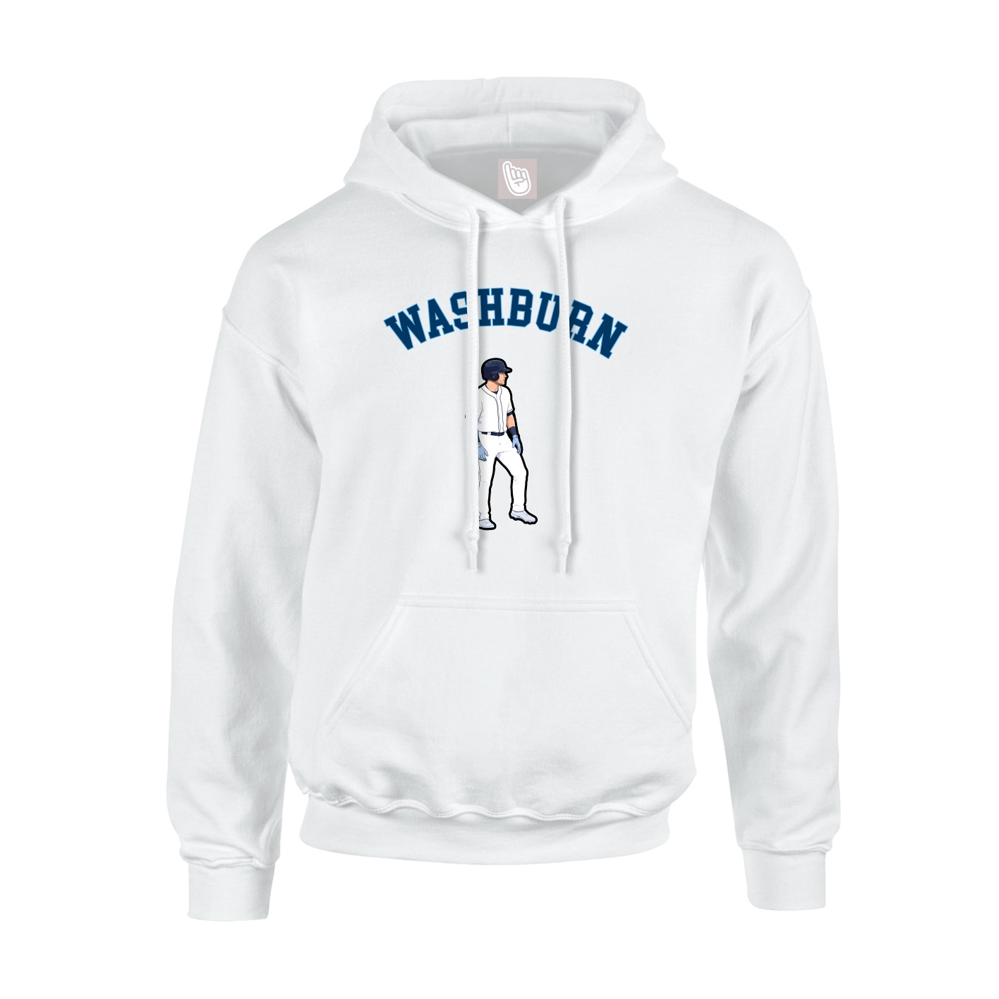 Youth Hoodie — Shirsey Arch in White