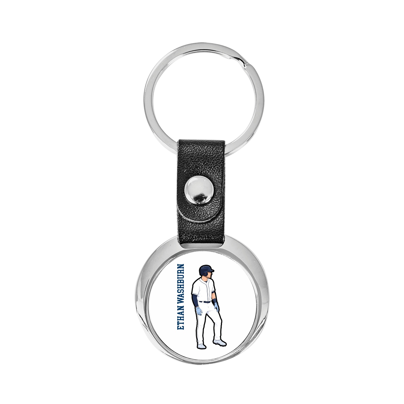 Key Chain — Name Vertical in Classic