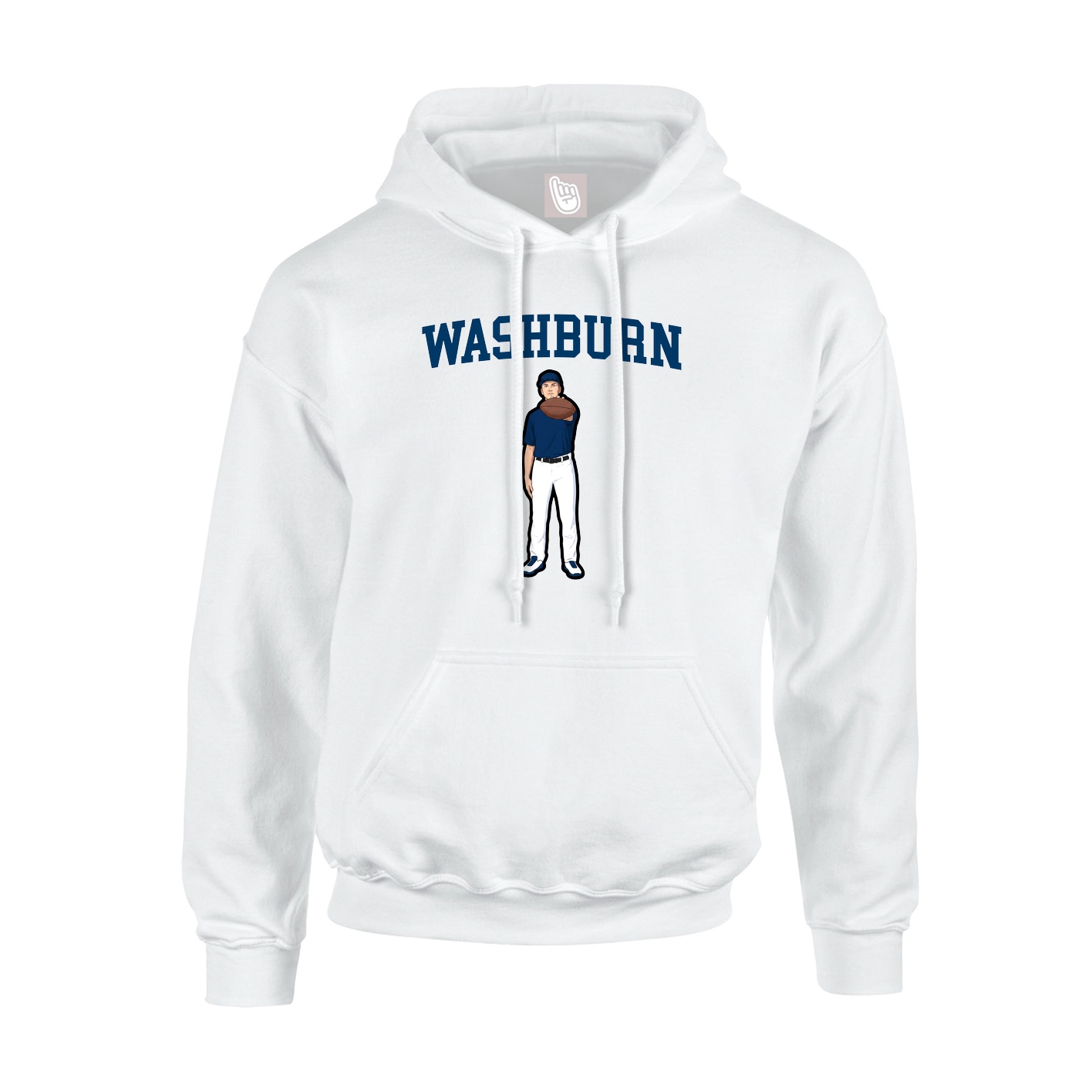 Hoodie — Shirsey in White