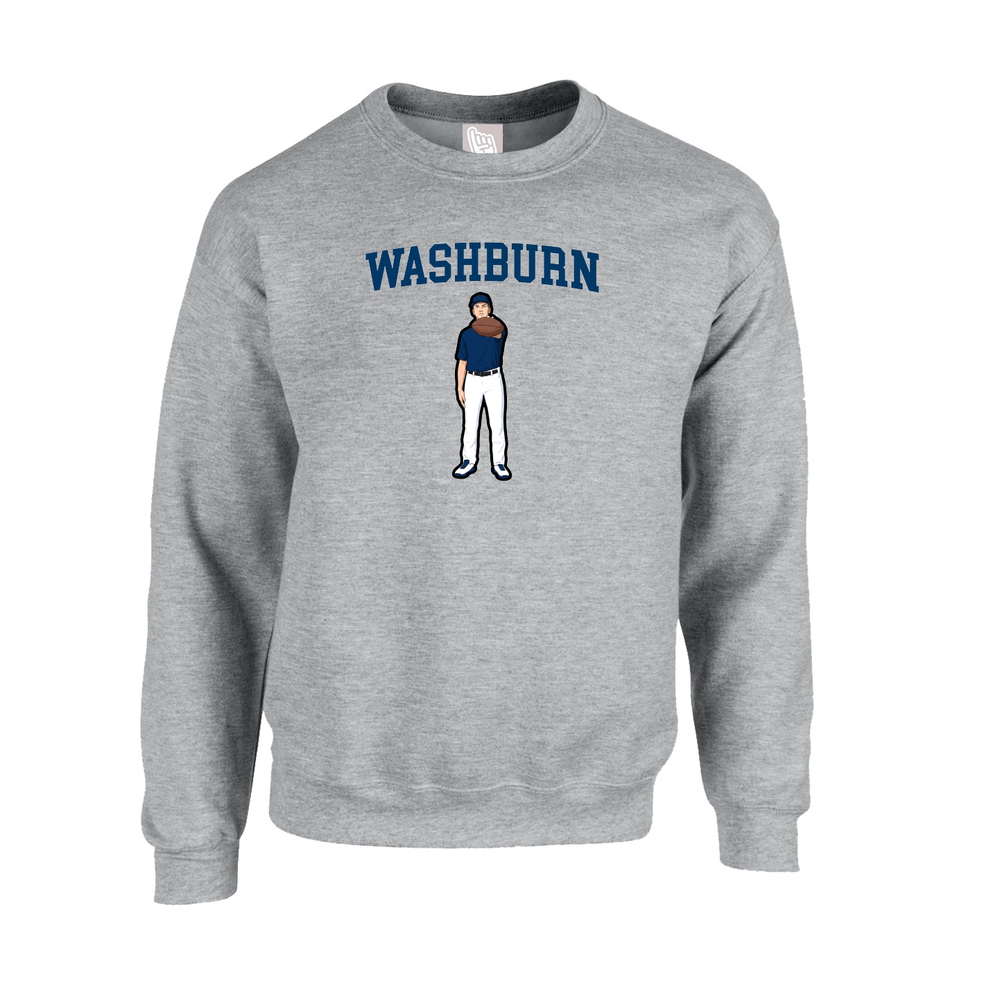 Fleece Crew — Shirsey in Grey