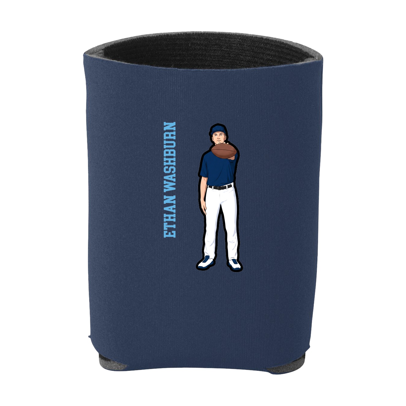 Can Holder — Name Vertical in Navy