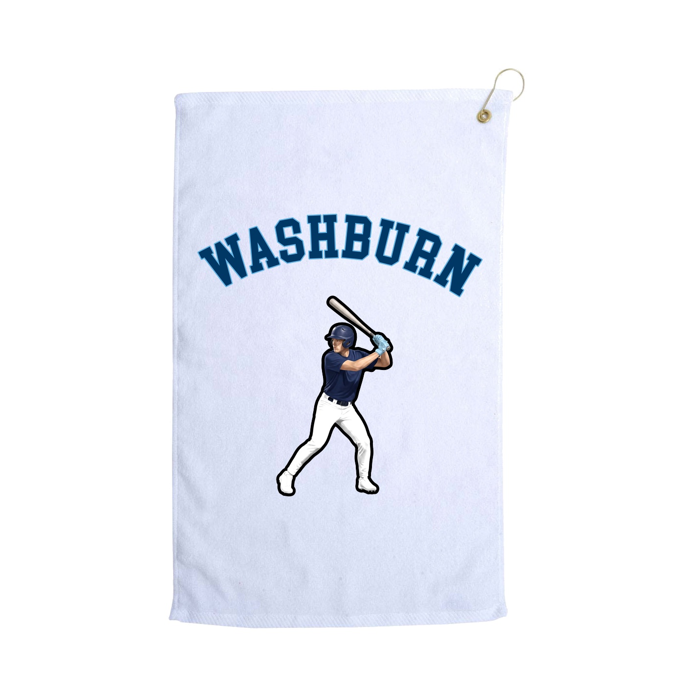 Golf Towel — Shirsey Arch in White