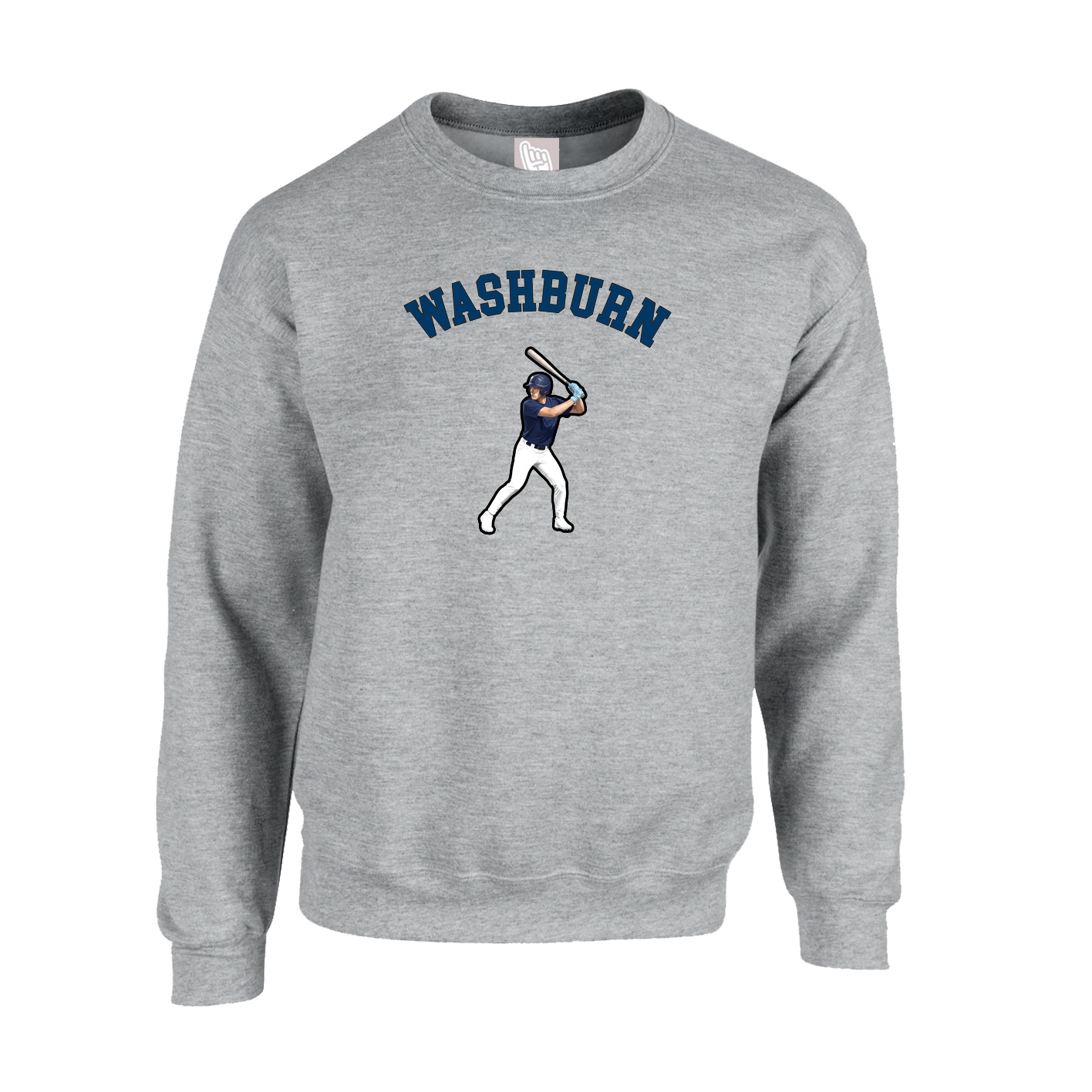 Fleece Crew — Shirsey Arch in Grey