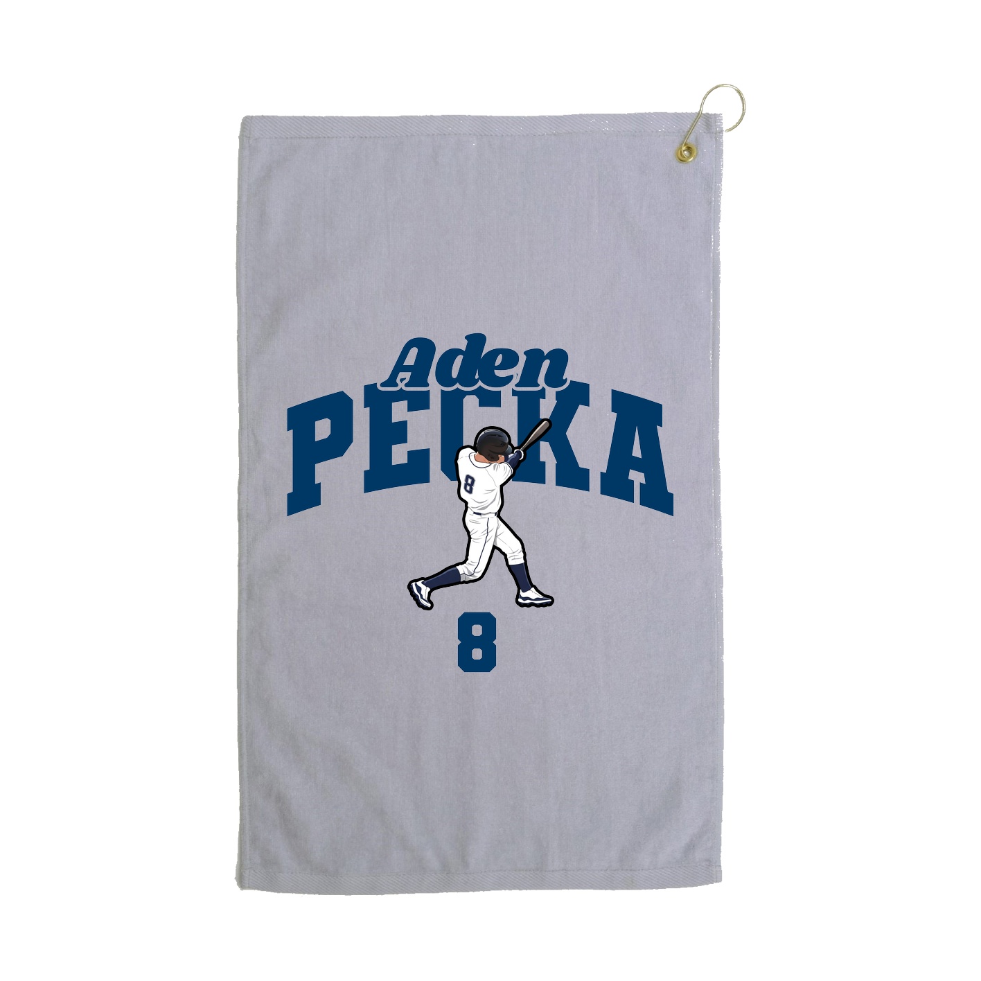 Golf Towel — Signature Arch in Grey