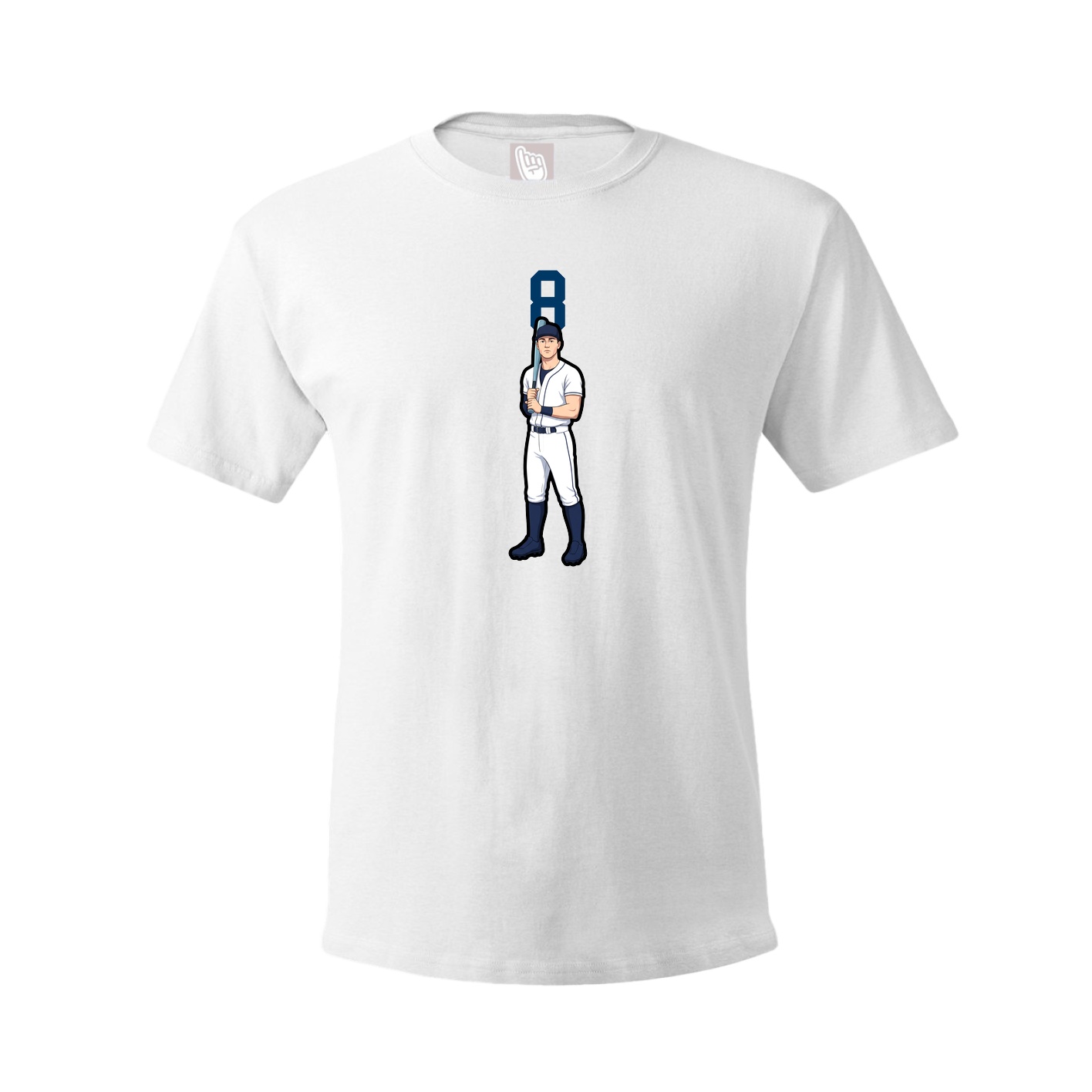 Tee — Number Top in White