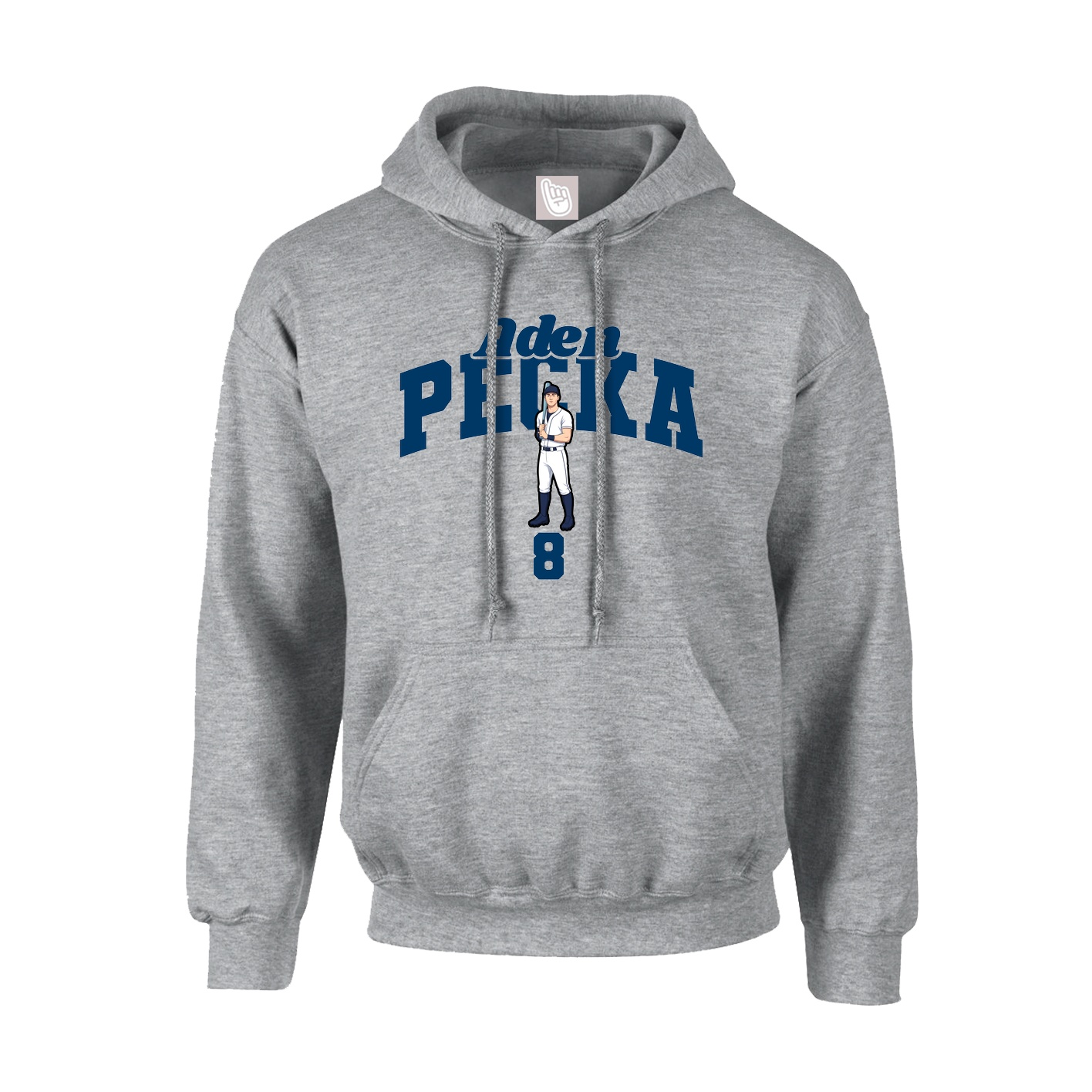 Hoodie — Signature Arch in Grey