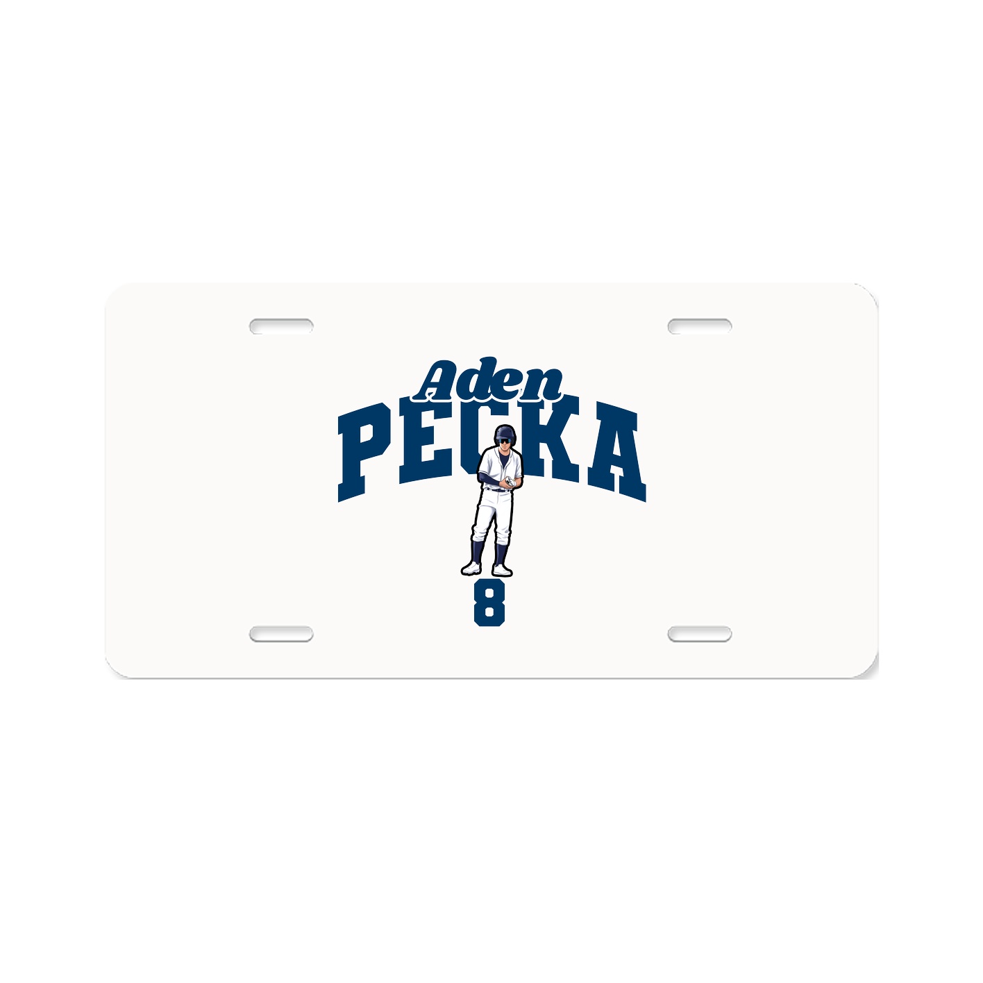 License Plate — Signature Arch in Classic