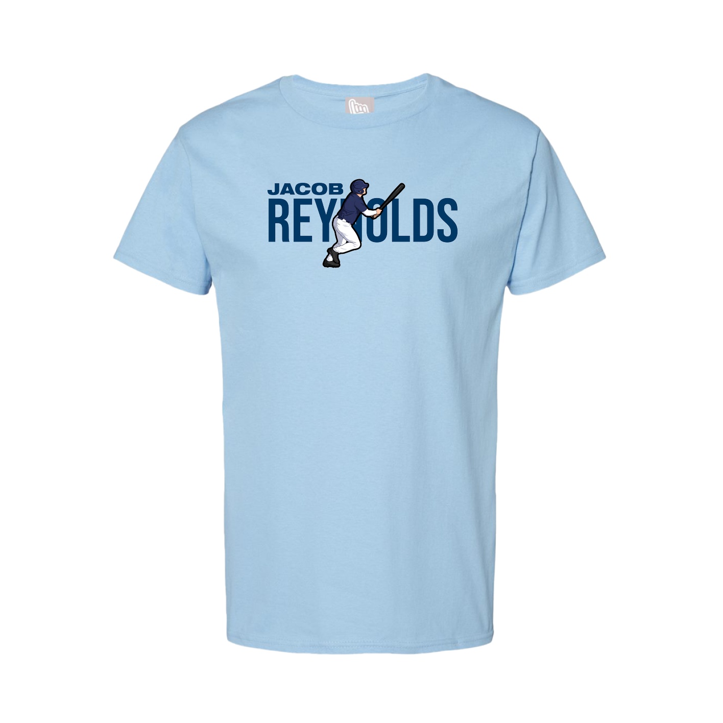 Tee — Player Name in Light Blue