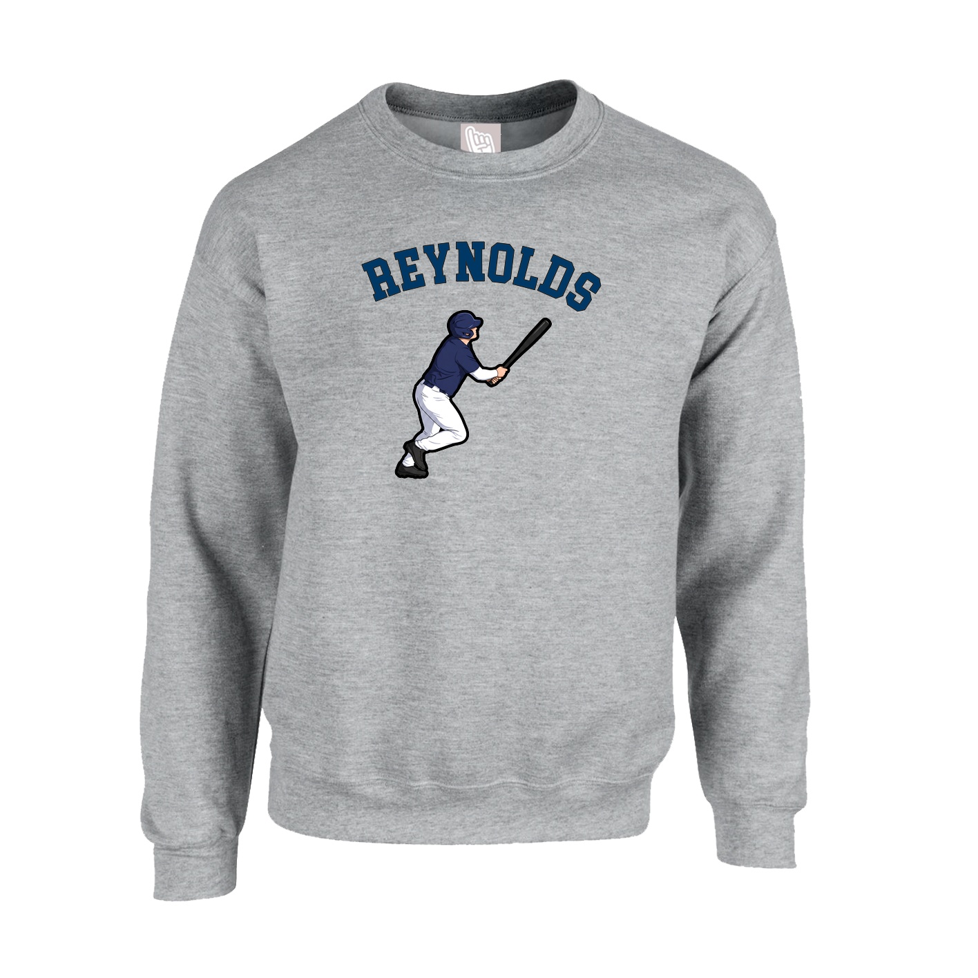 Fleece Crew — Shirsey Arch in Grey