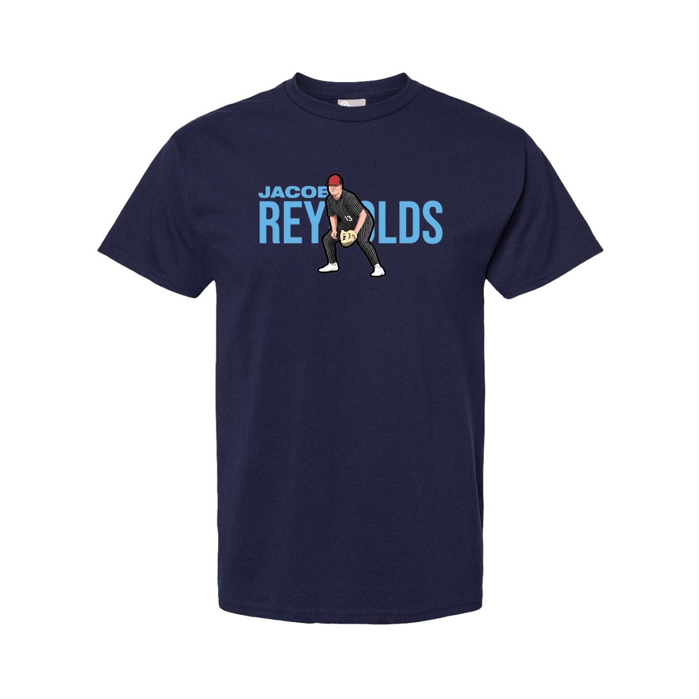 Tee — Player Name in Navy