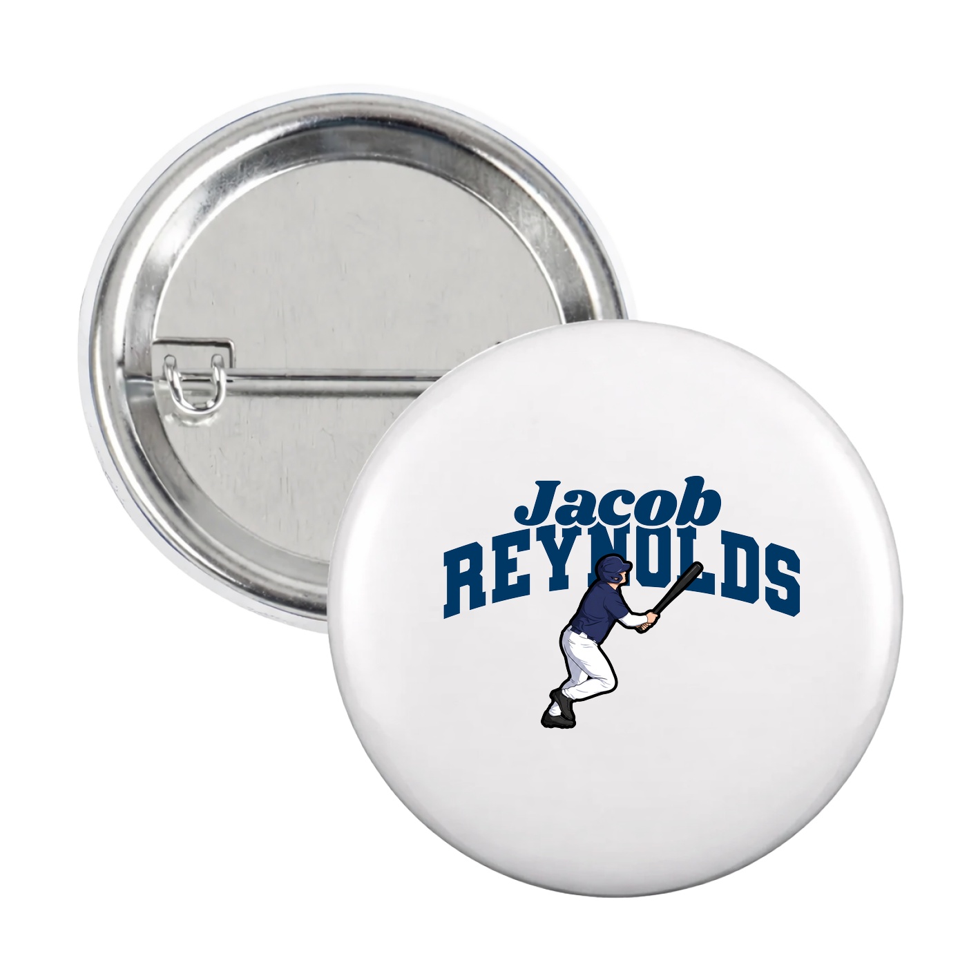 Game Day Button — Signature Arch in White