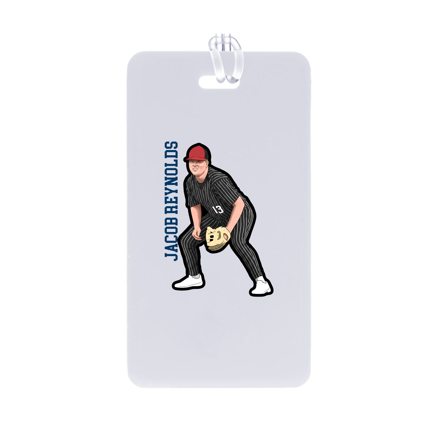 Bag Tag — Name Vertical in Classic