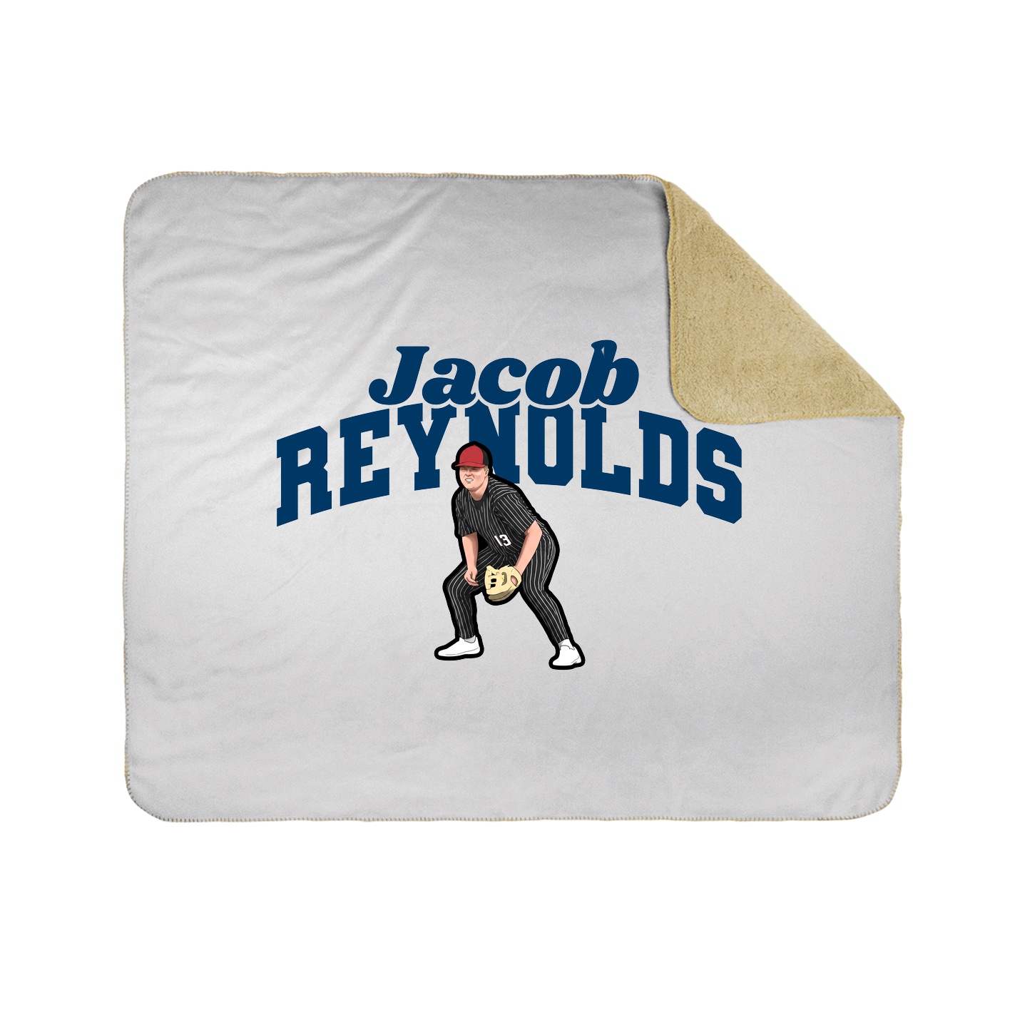 Throw Blanket — Signature Arch in White