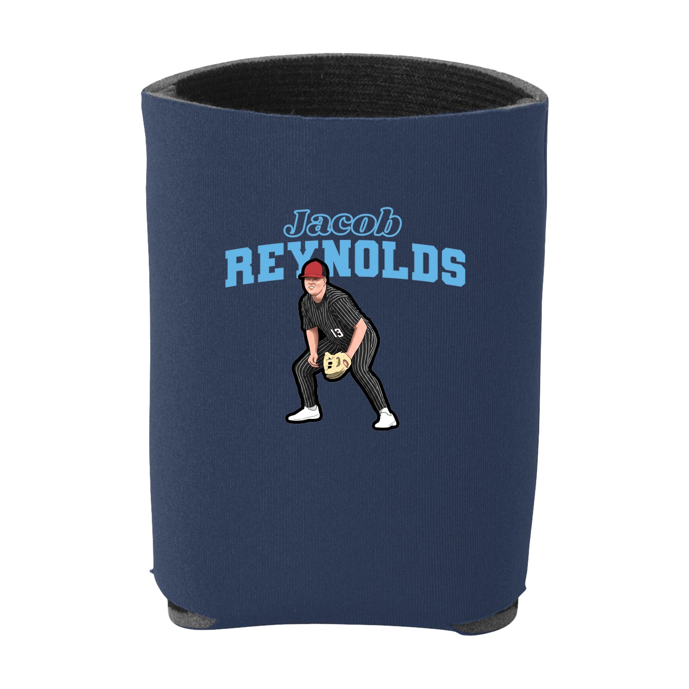 Can Holder — Name Arch in Navy