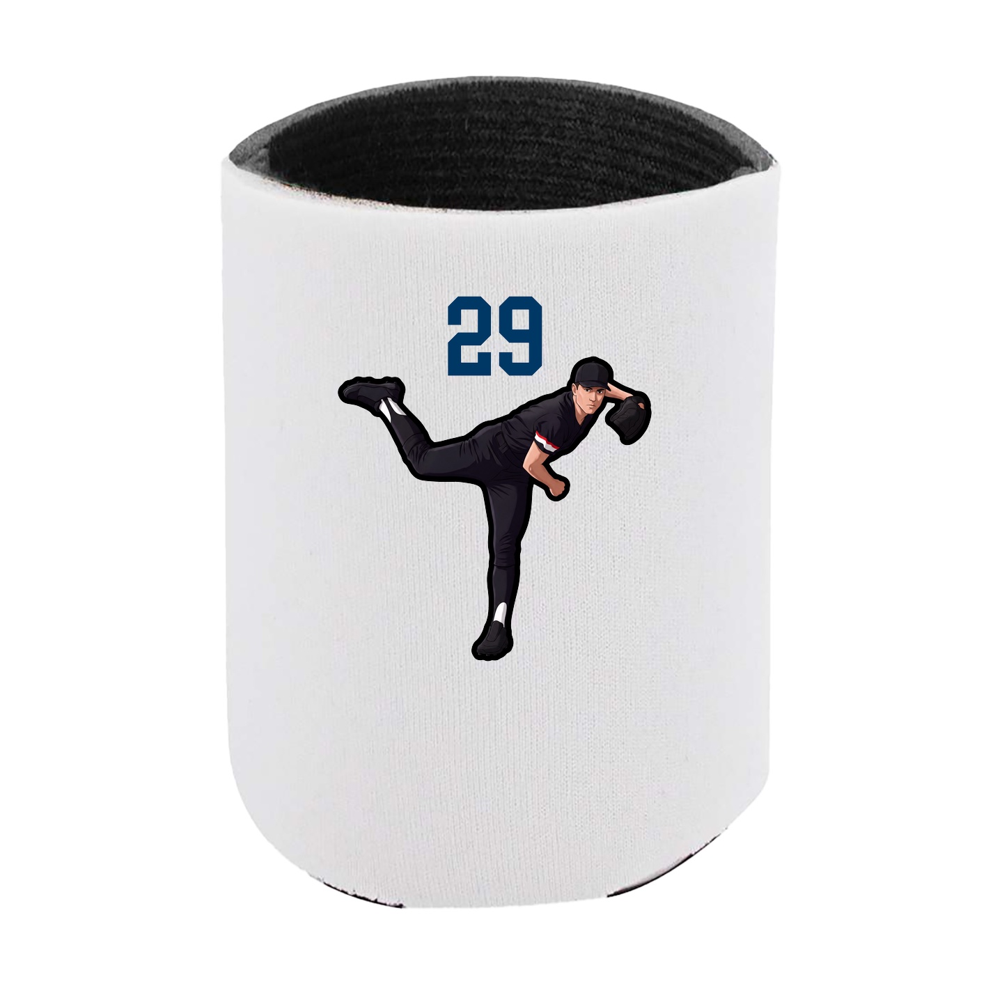 Can Holder — Number Top in White