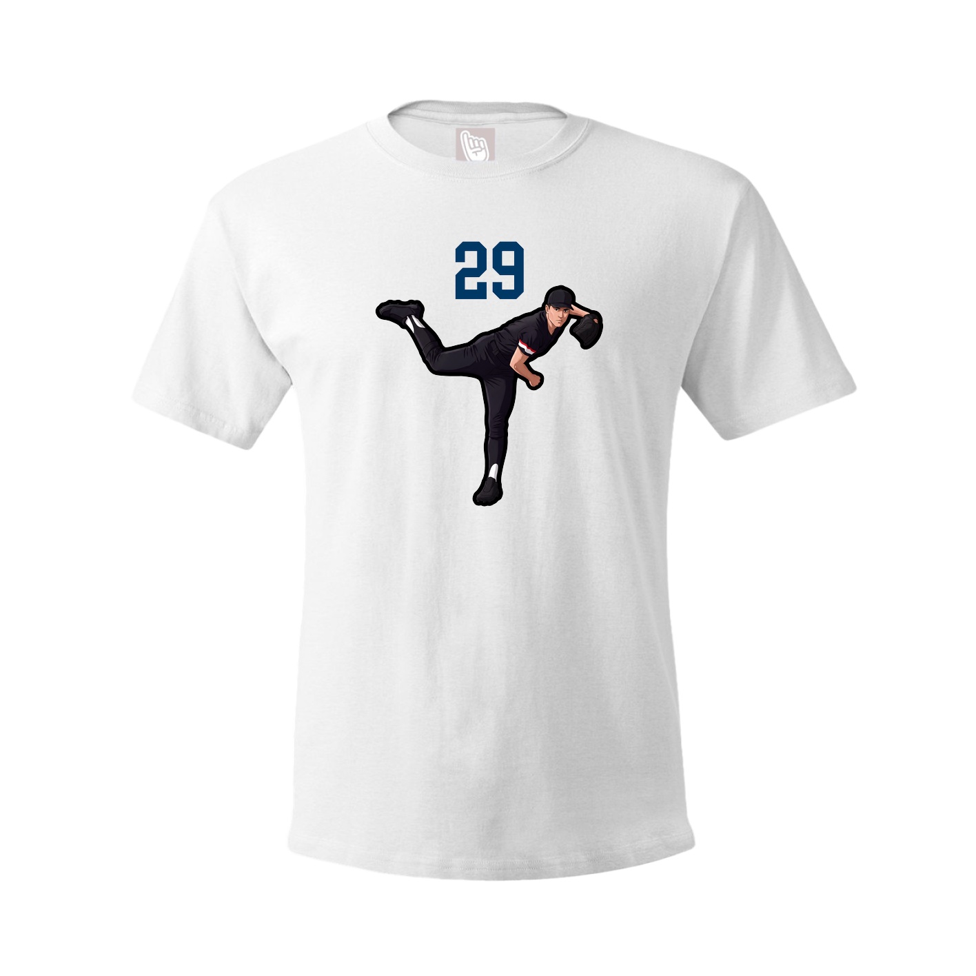 Tee — Number Top in White