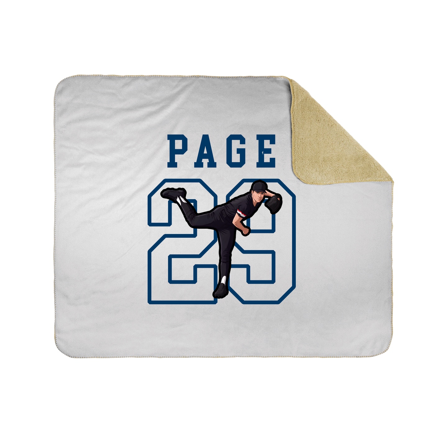 Throw Blanket — Shirsey in White