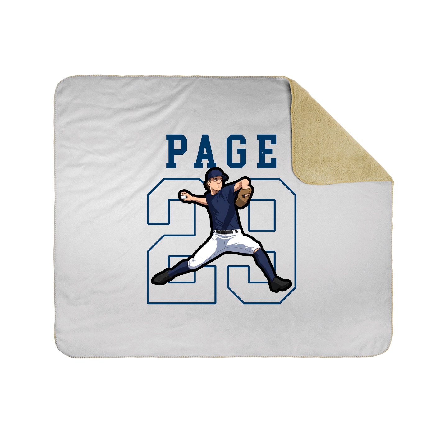 Throw Blanket — Shirsey in White