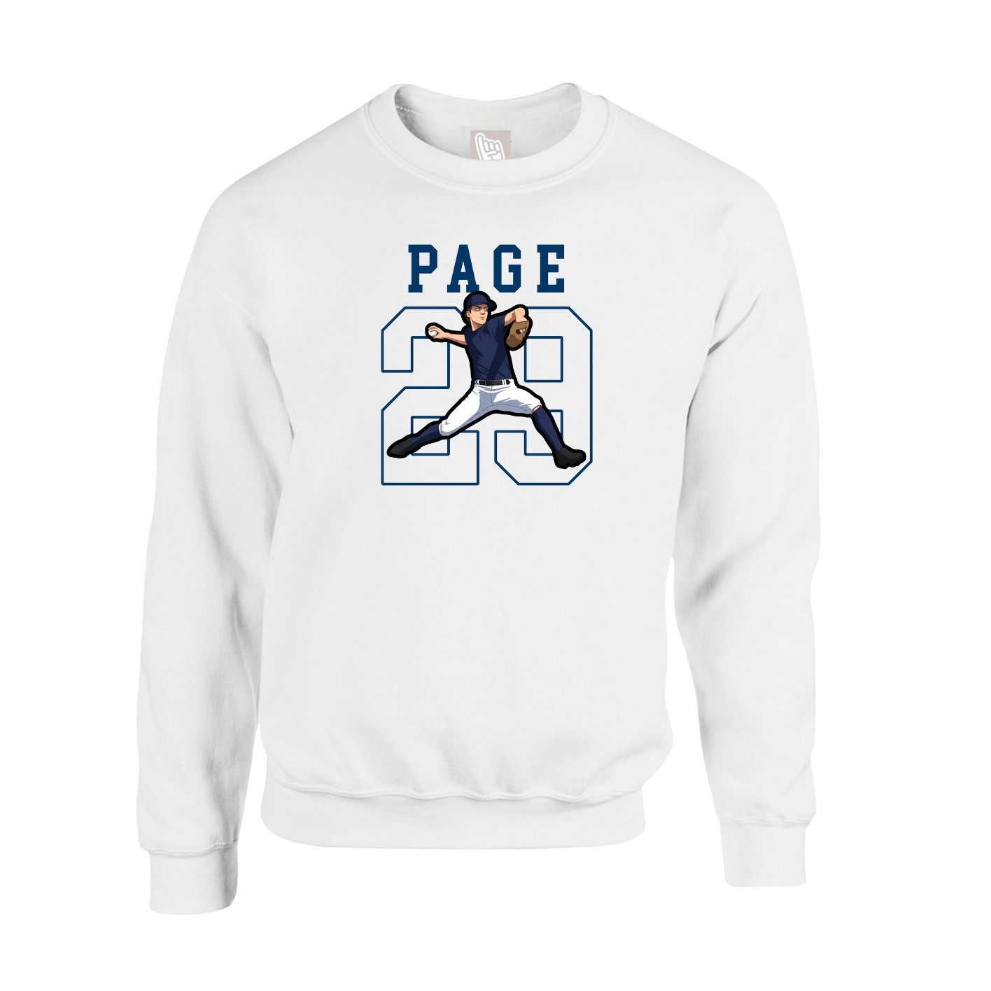 Fleece Crew — Shirsey in White