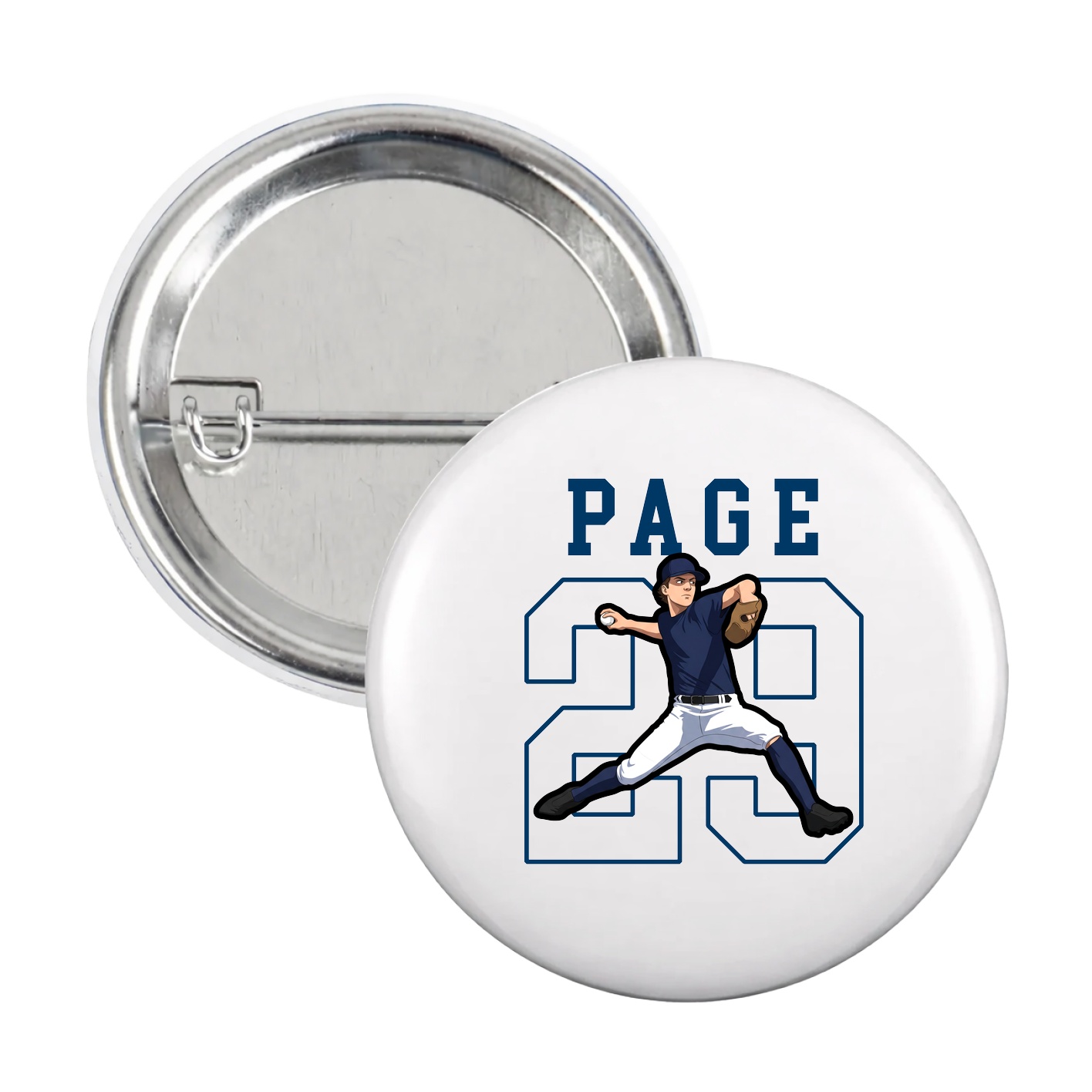 Game Day Button — Shirsey in White
