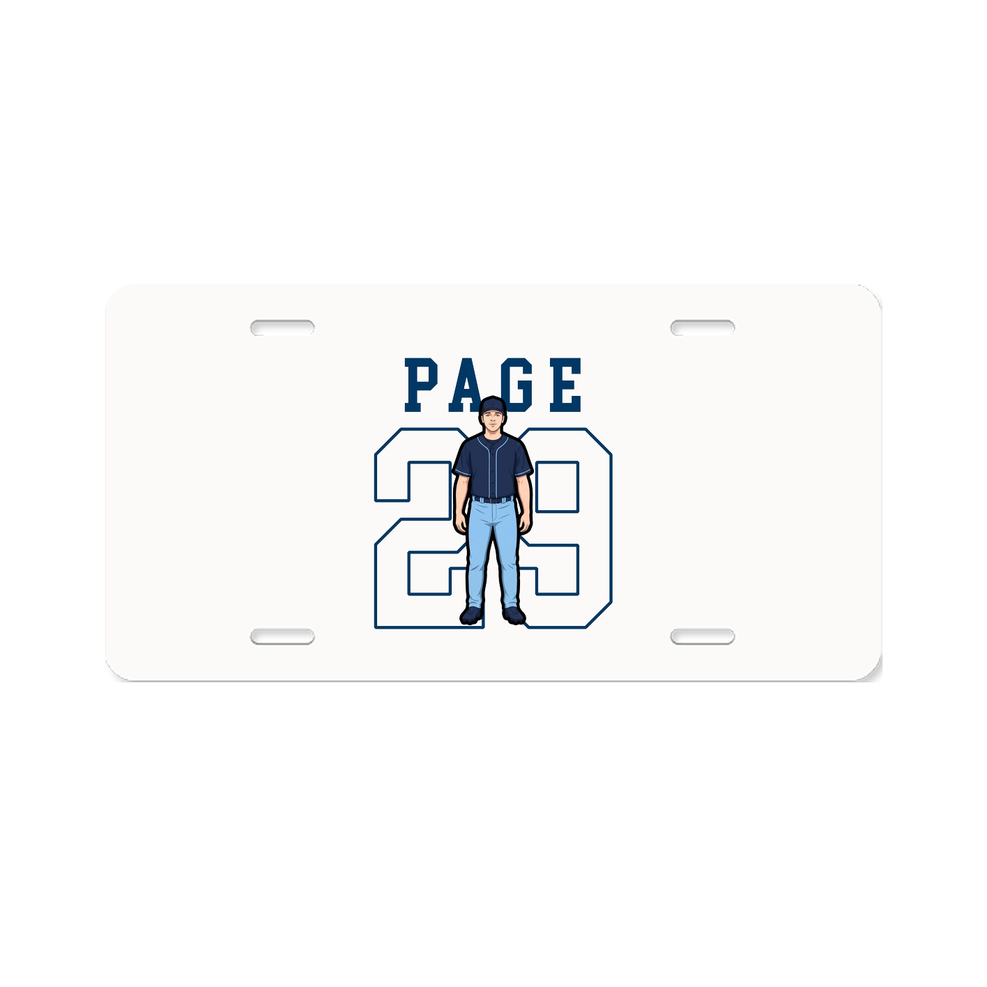 License Plate — Shirsey in Classic