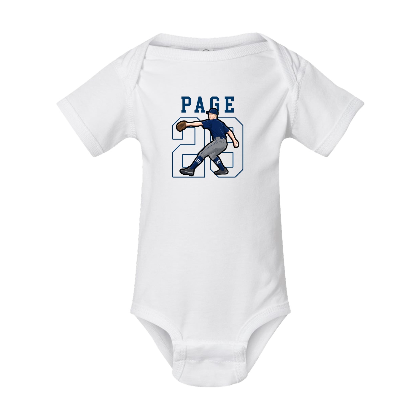 Baby Onesie — Shirsey in White