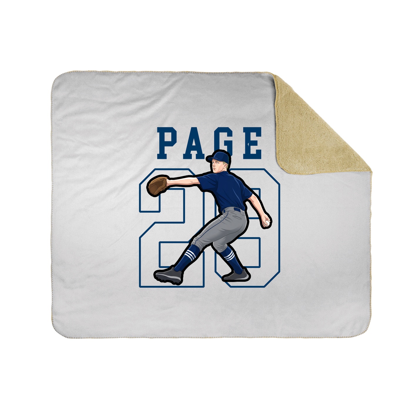 50x60 Sherpa Lined Throw Blanket