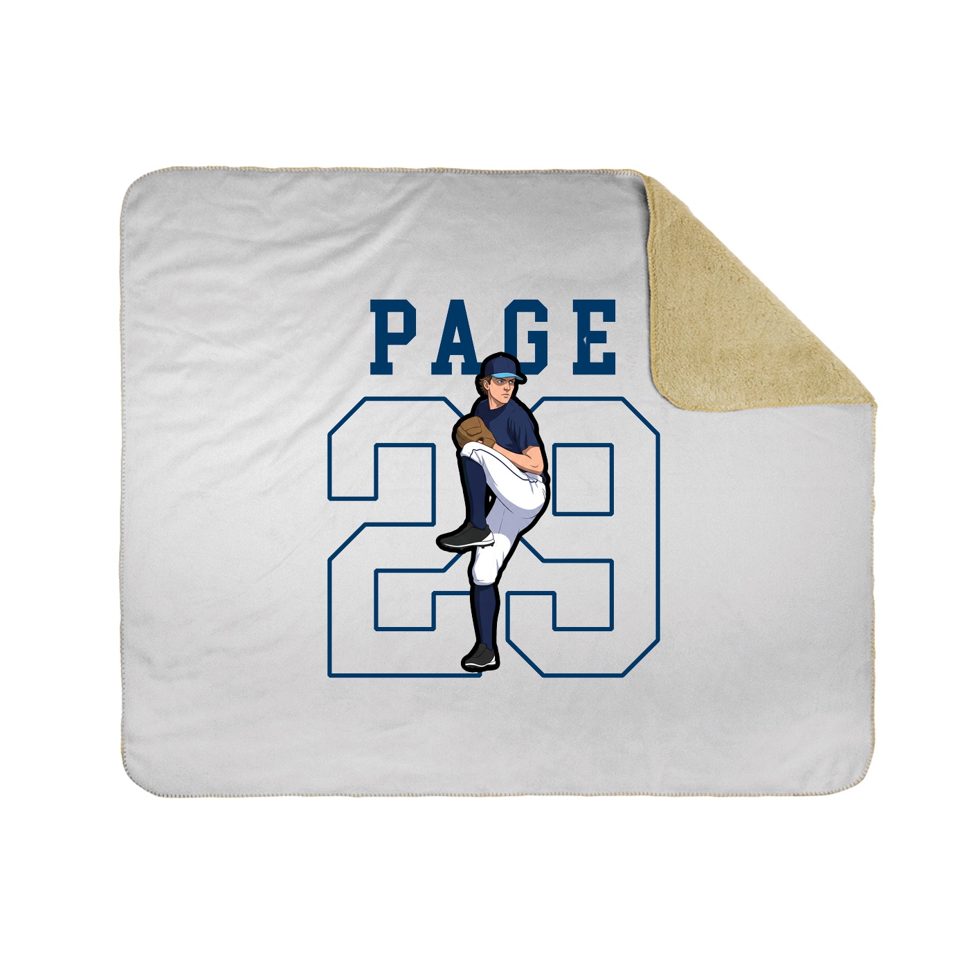 Throw Blanket — Shirsey in White