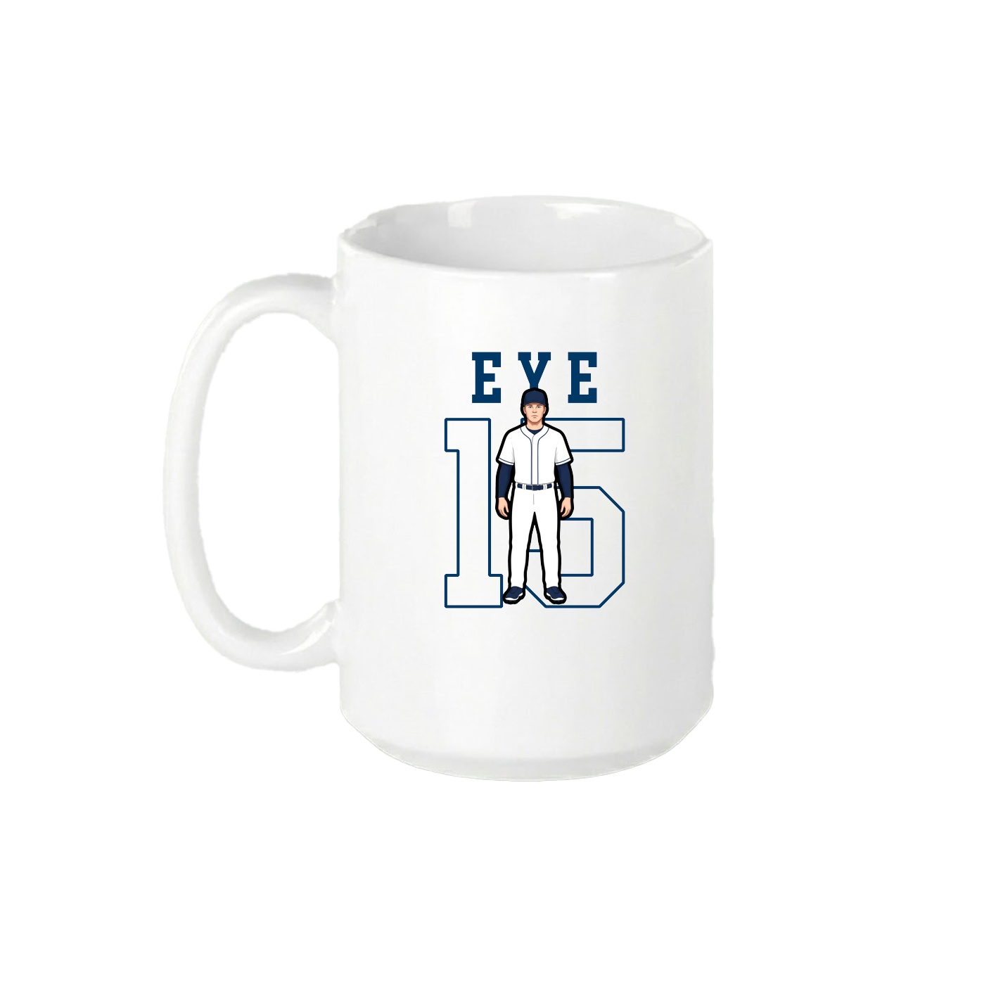 15oz Coffee Mug — Shirsey in White