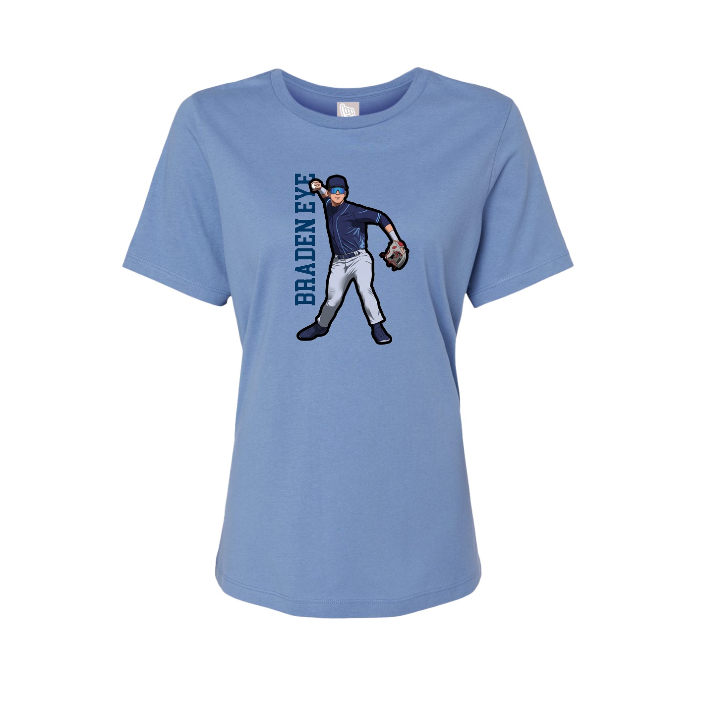 Womens Tee — Classic in Powder Blue