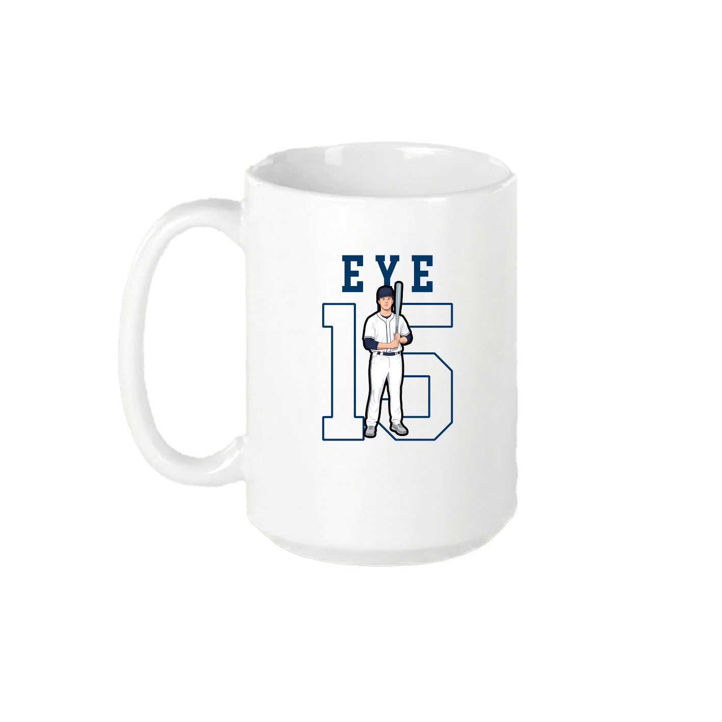 15oz Coffee Mug — Shirsey in White
