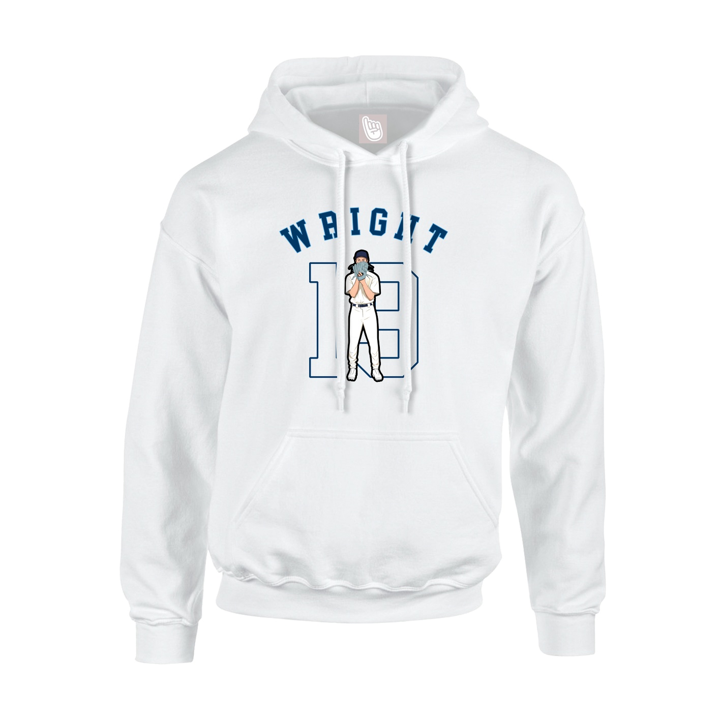 Hoodie — Shirsey Arch in White