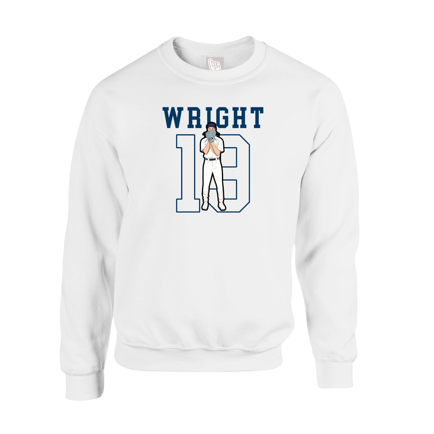 Fleece Crew — Shirsey in White