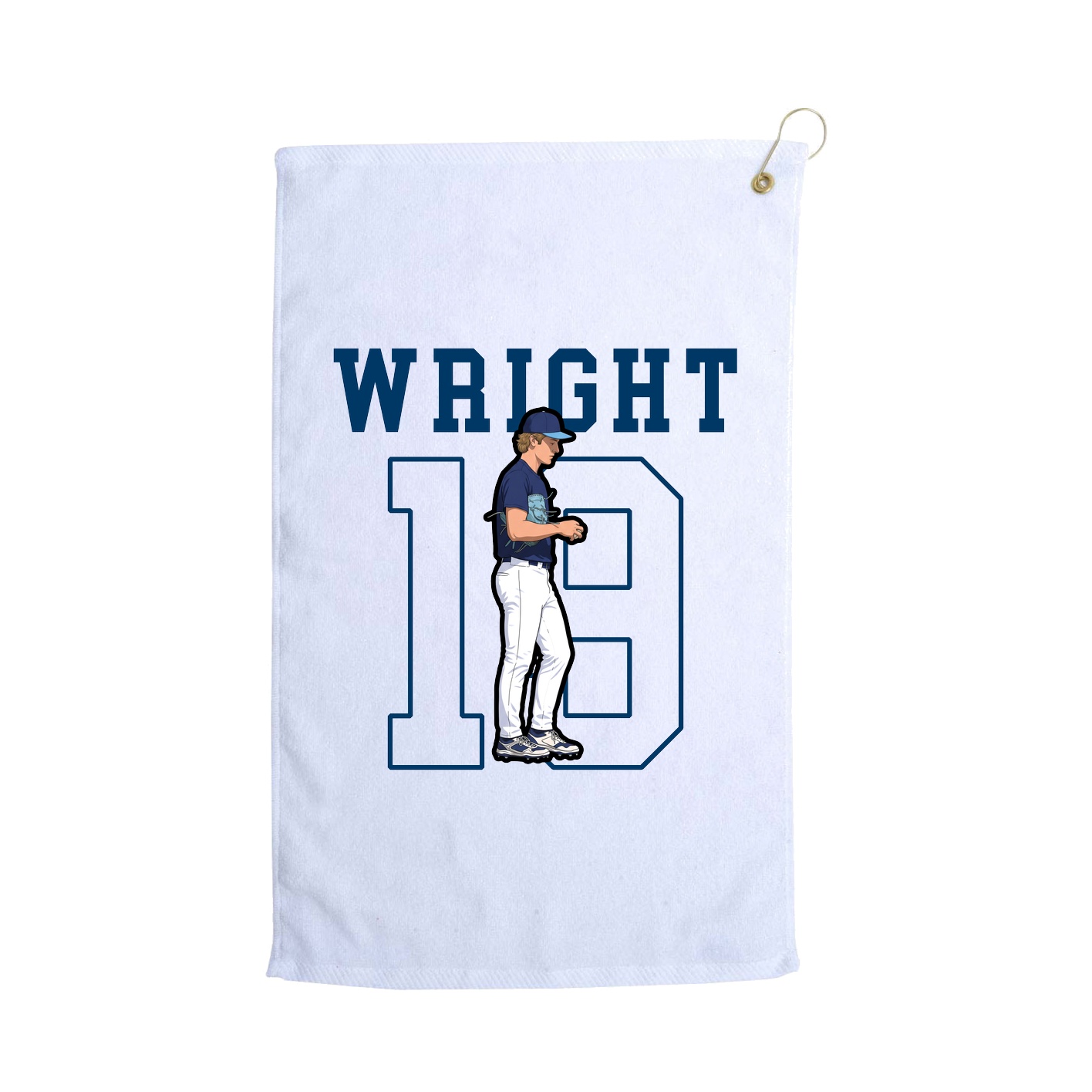 Golf Towel — Shirsey in White
