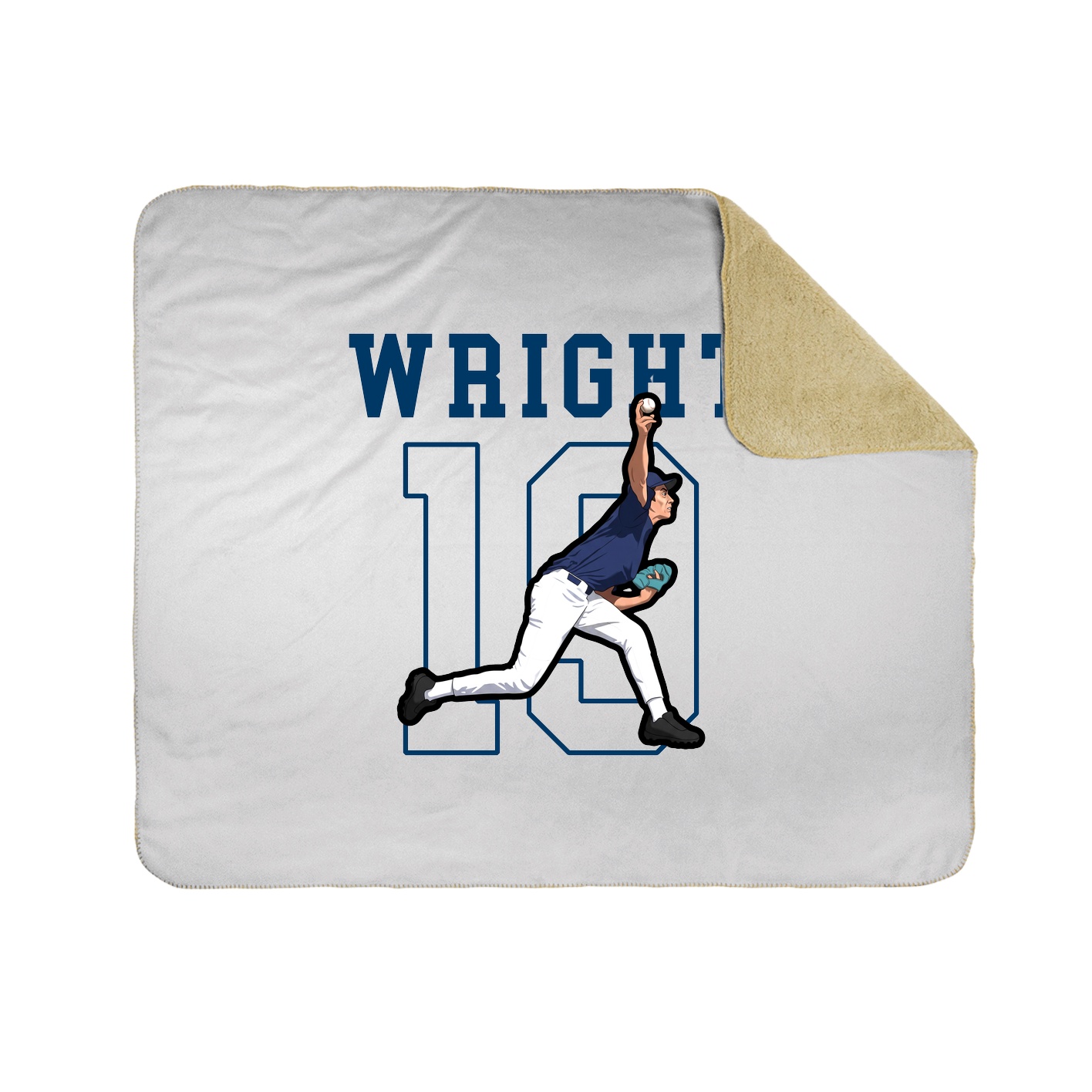 Throw Blanket — Shirsey in White