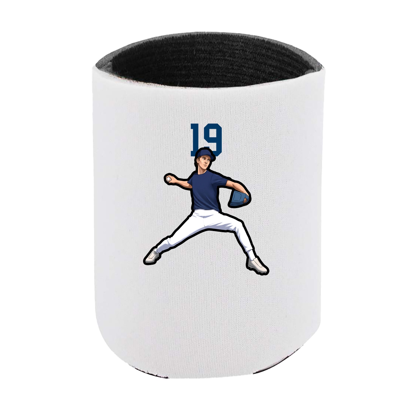 Can Holder — Number Top in White