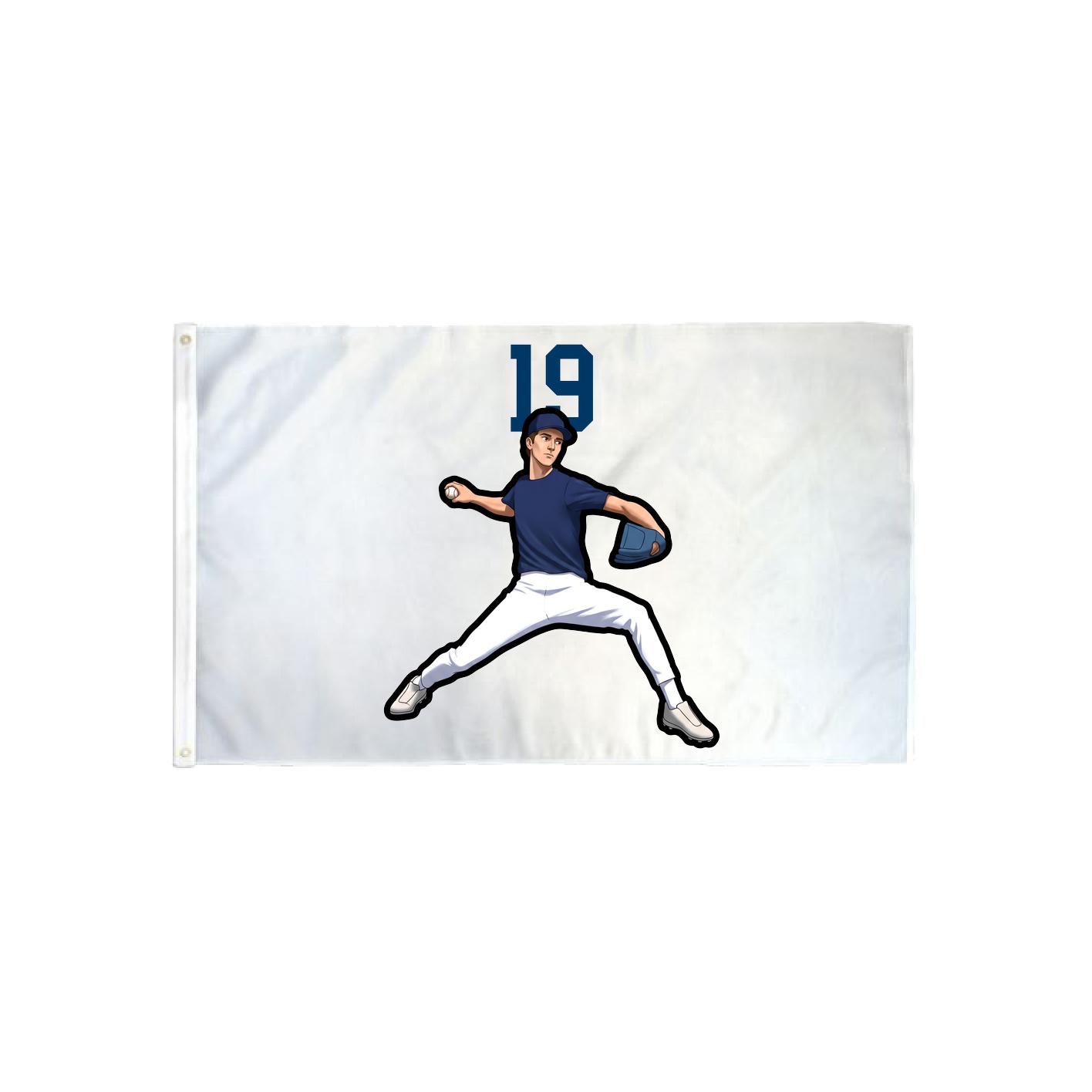 3x5 Flag — Number Top in Classic