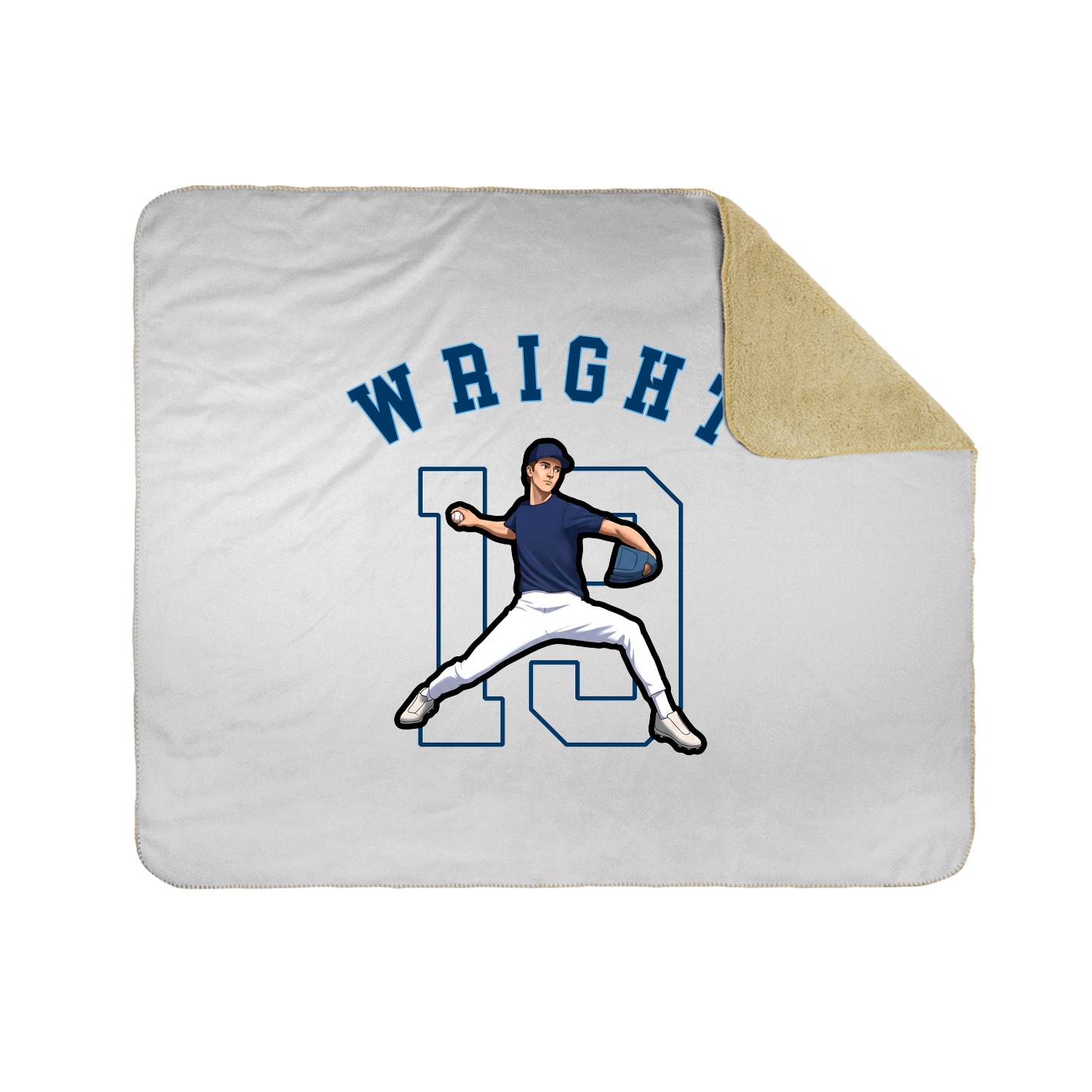 Throw Blanket — Shirsey Arch in White
